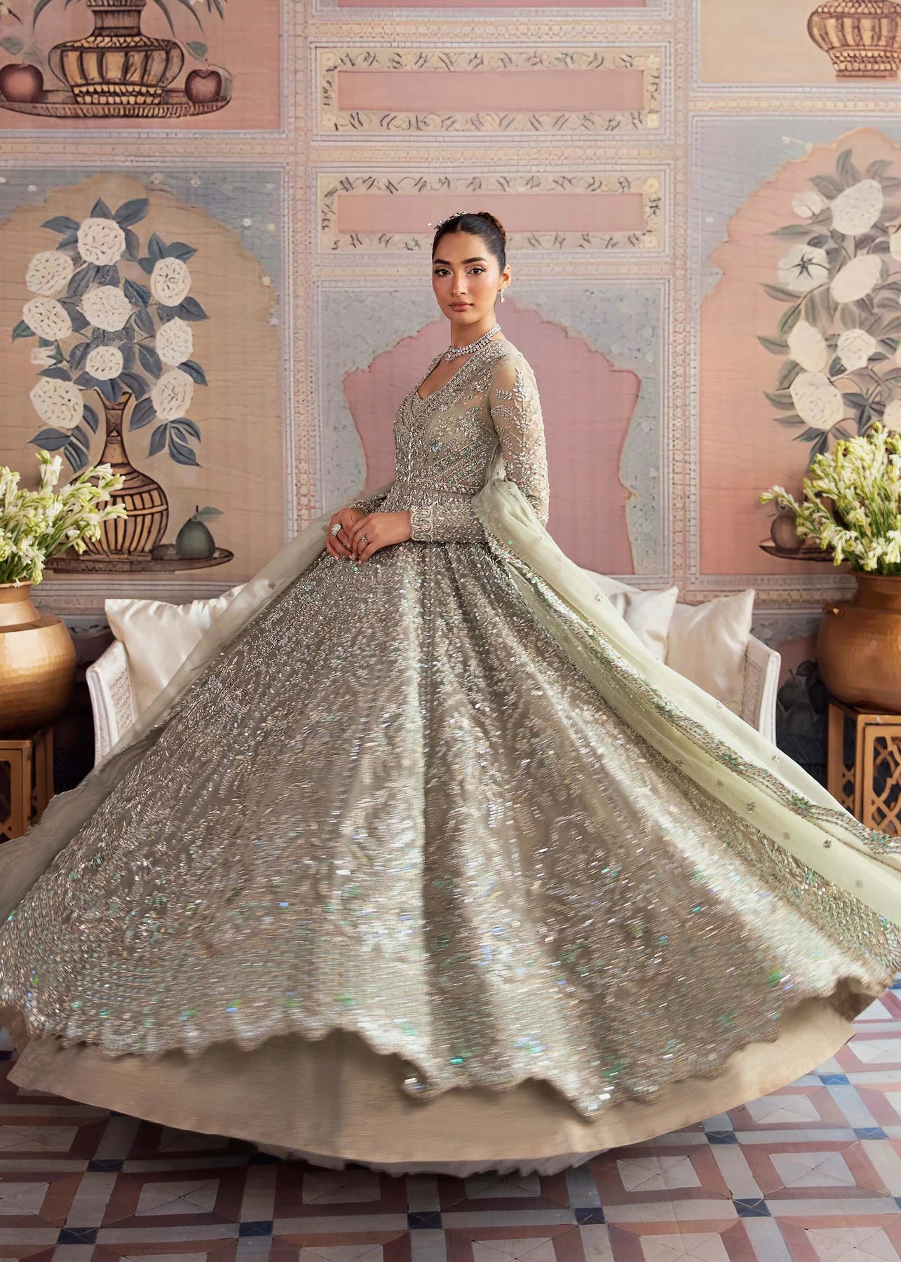 AKBAR ASLAM WILLOW- WALIMA MAXI