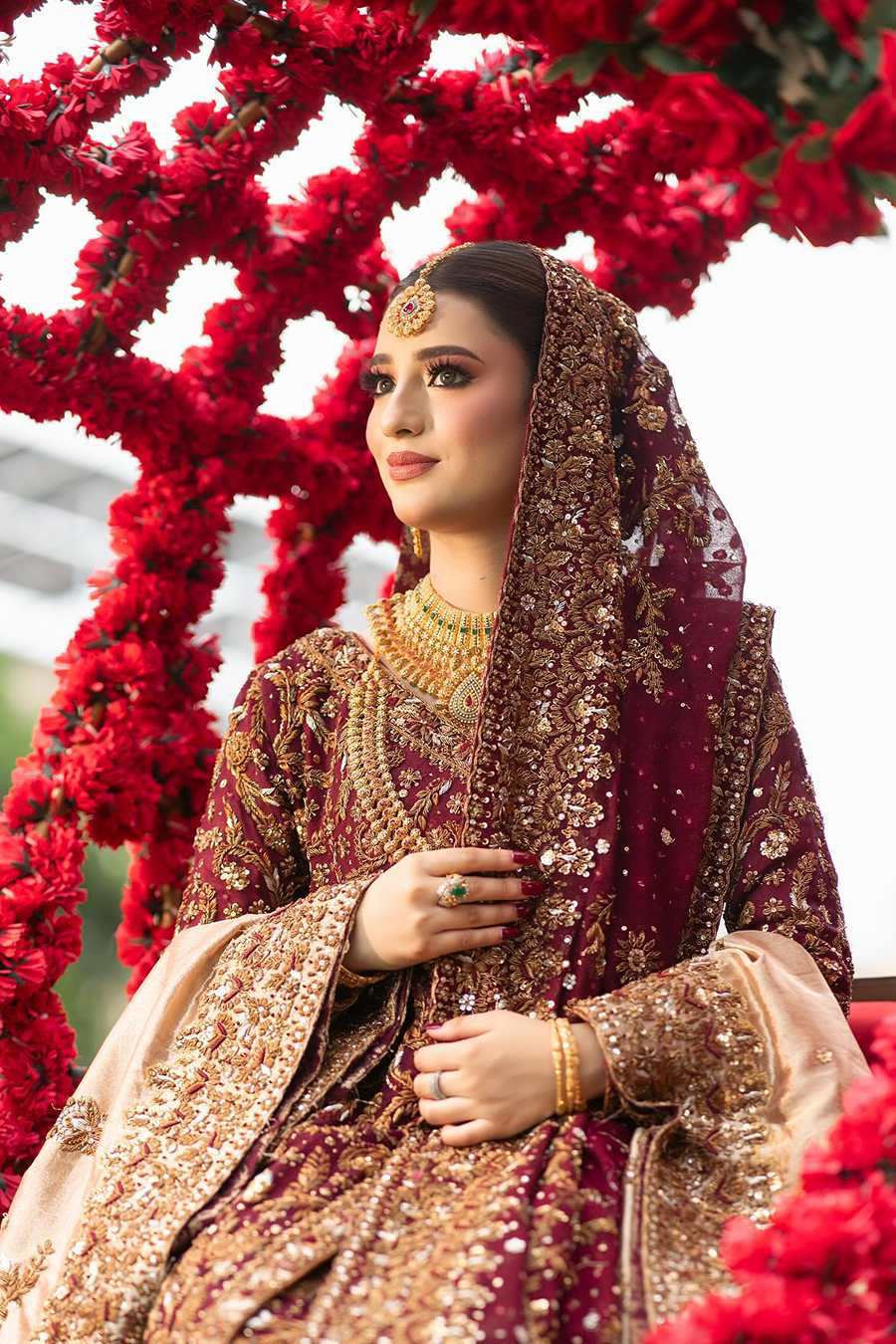 HS Double Dupatta Golden