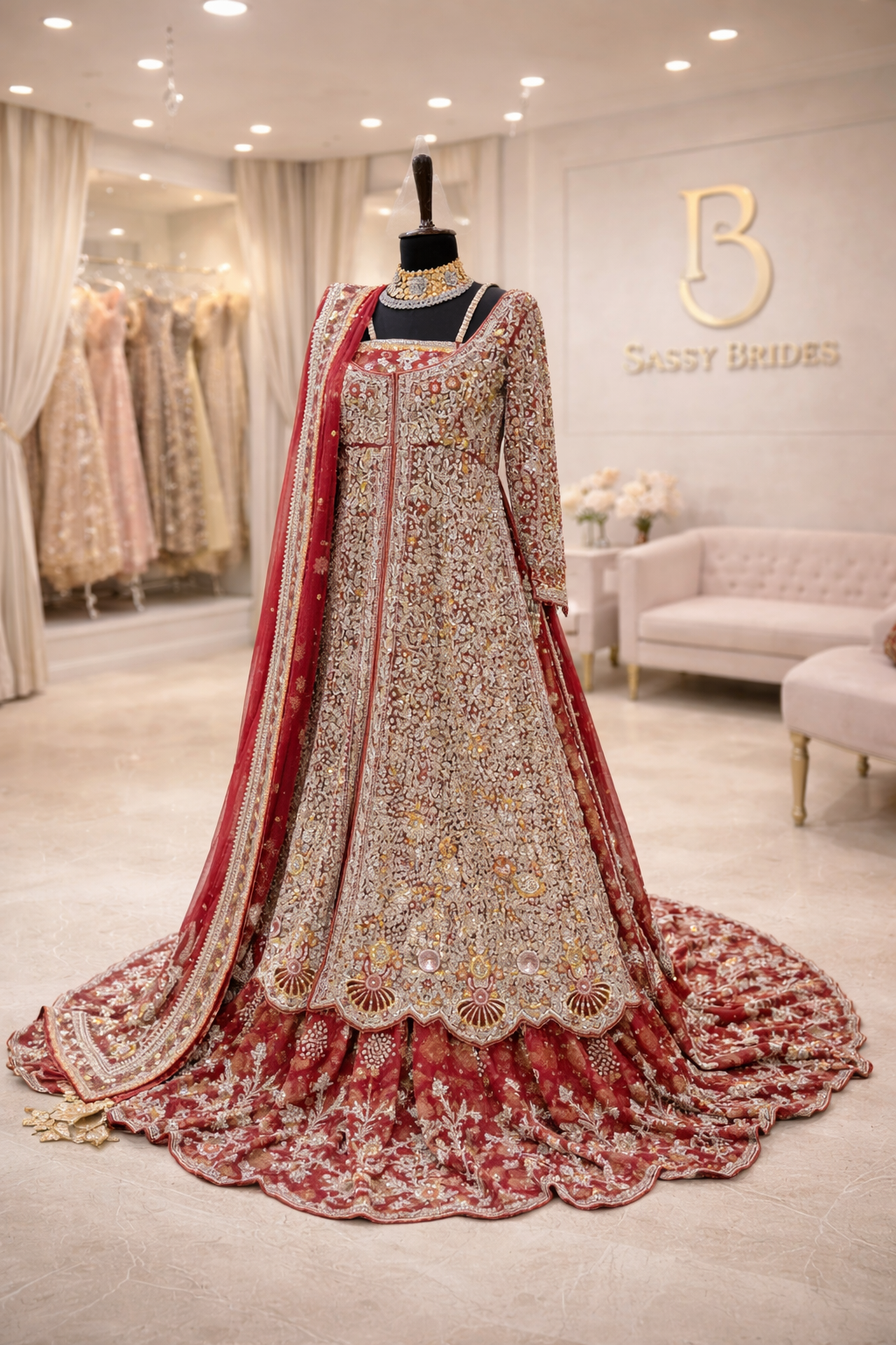 TD INSPIRED BARAAT DRESS
