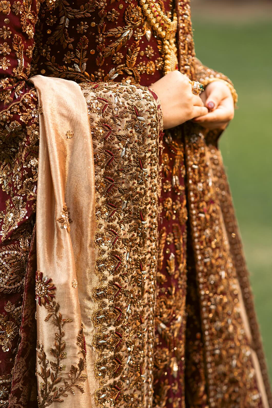 HS Double Dupatta Golden