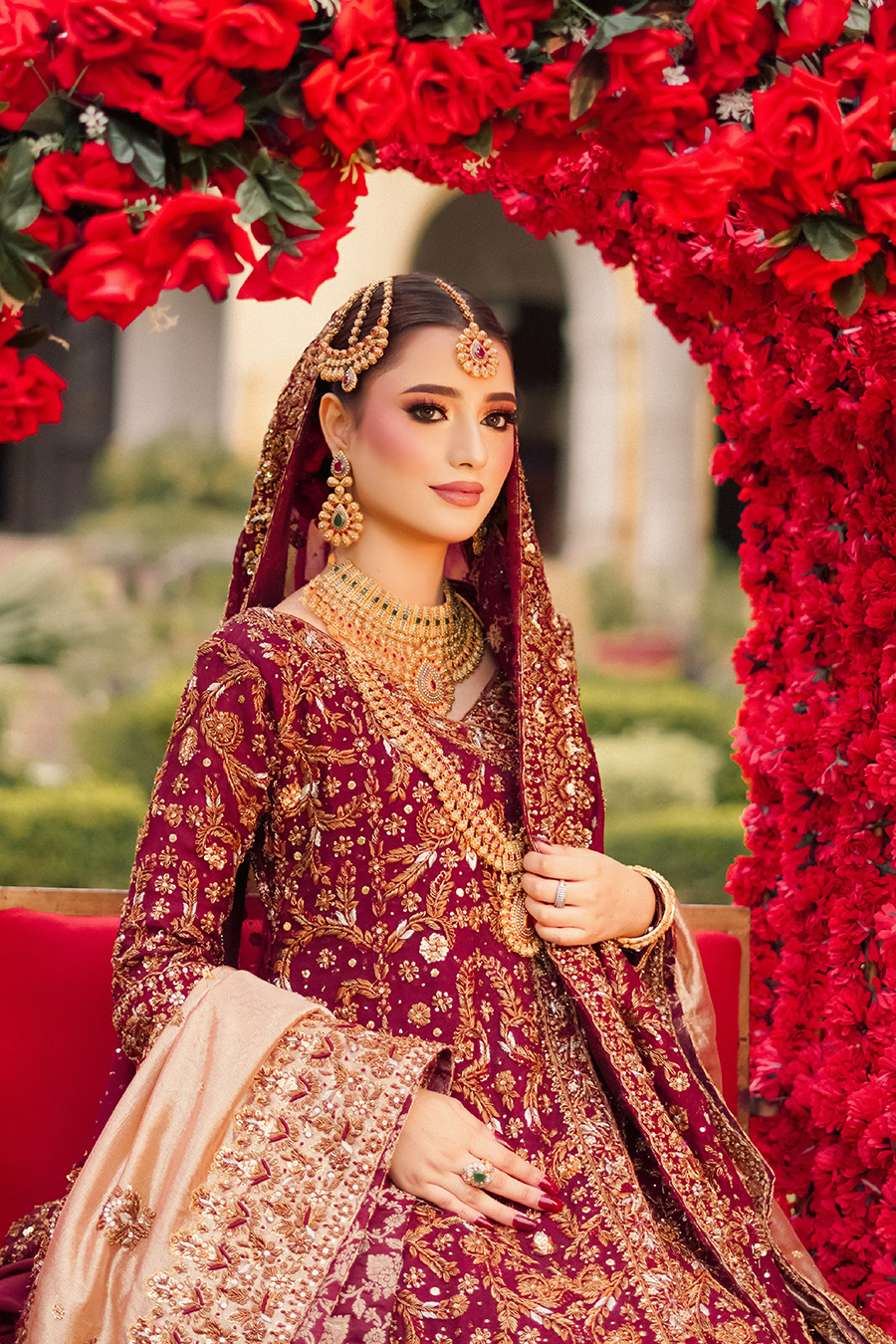 HS Double Dupatta Golden