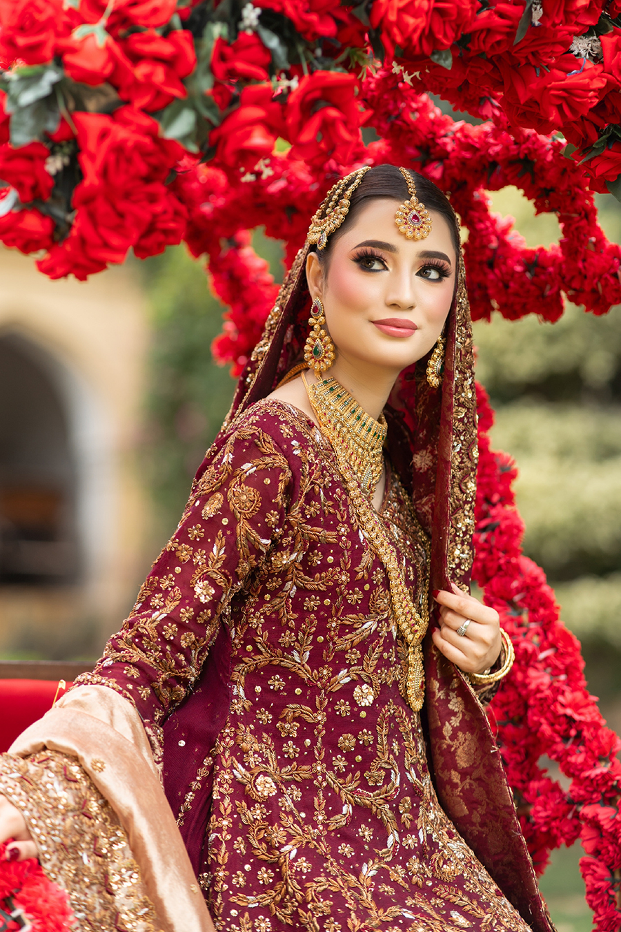 HS Double Dupatta Golden