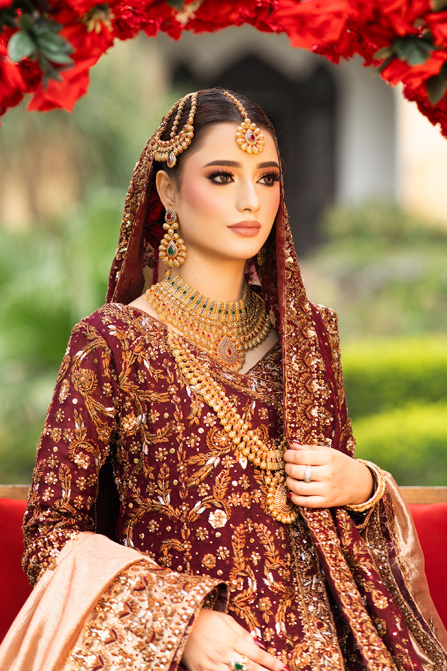 HS Double Dupatta Golden