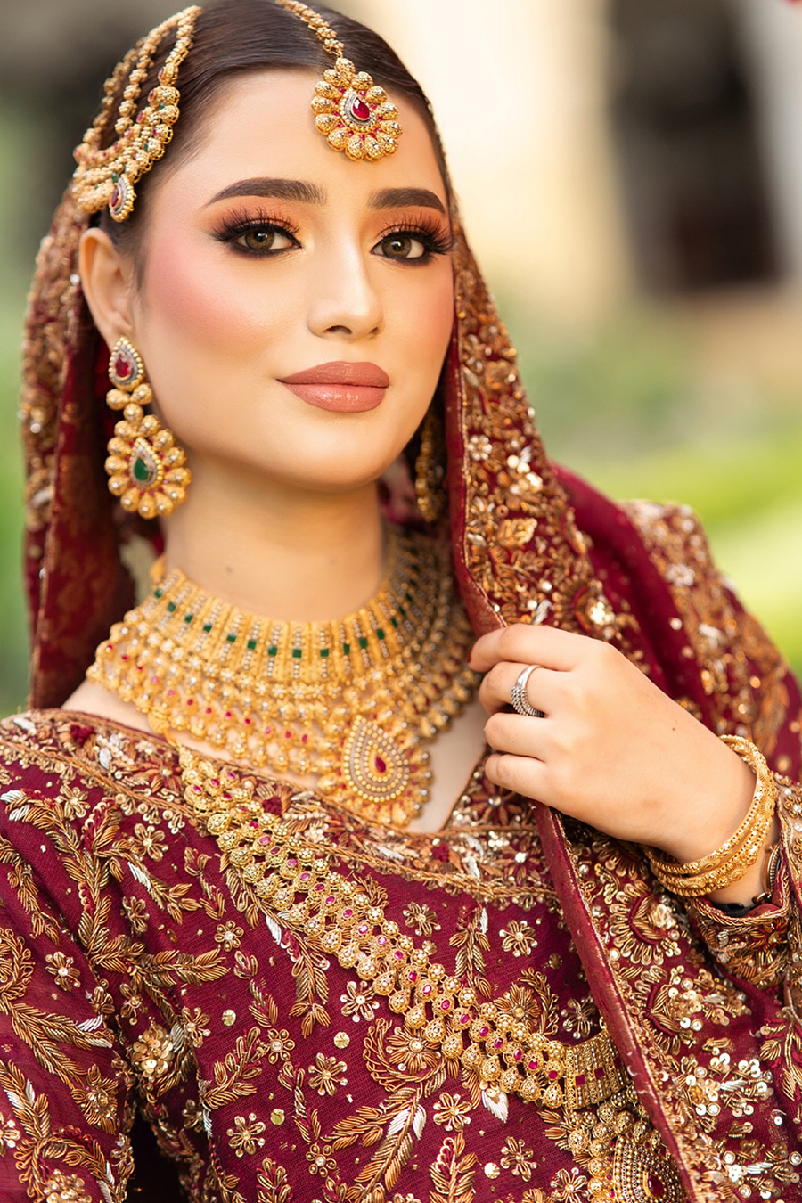 HS Double Dupatta Golden
