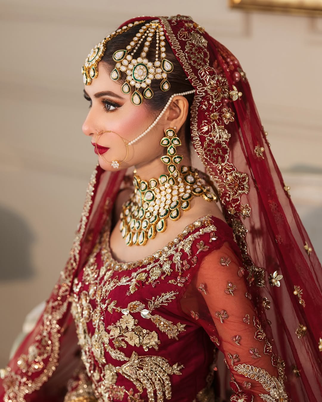 Republic Leaves Red Lehnga Choli-RP07