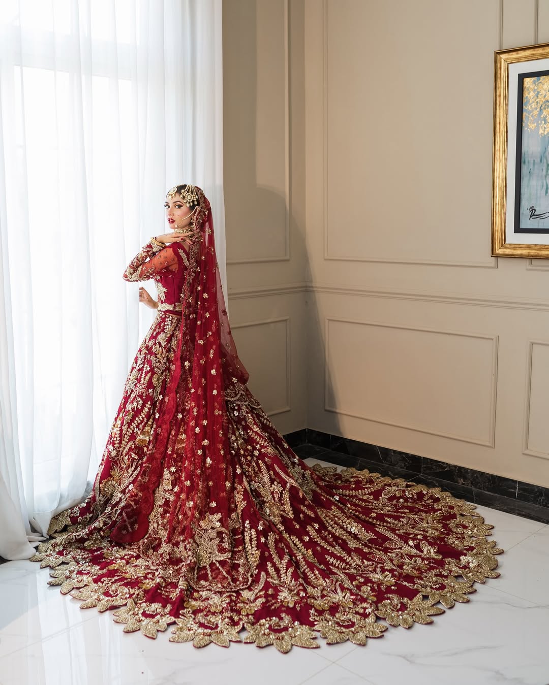 Republic Leaves Red Lehnga Choli-RP07