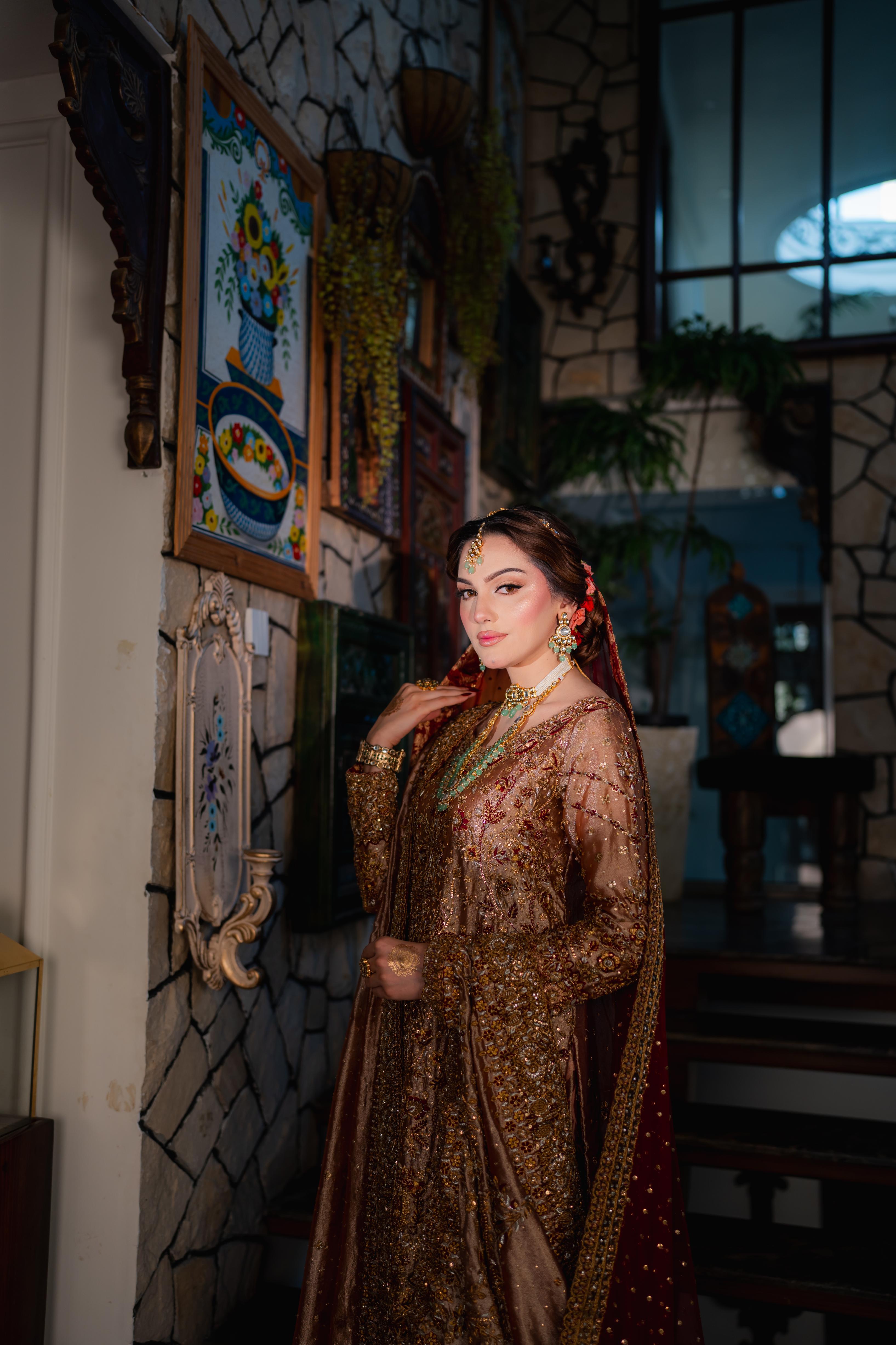 HARIS SHAKEEL PINK FARSHI BARAAT DRESS