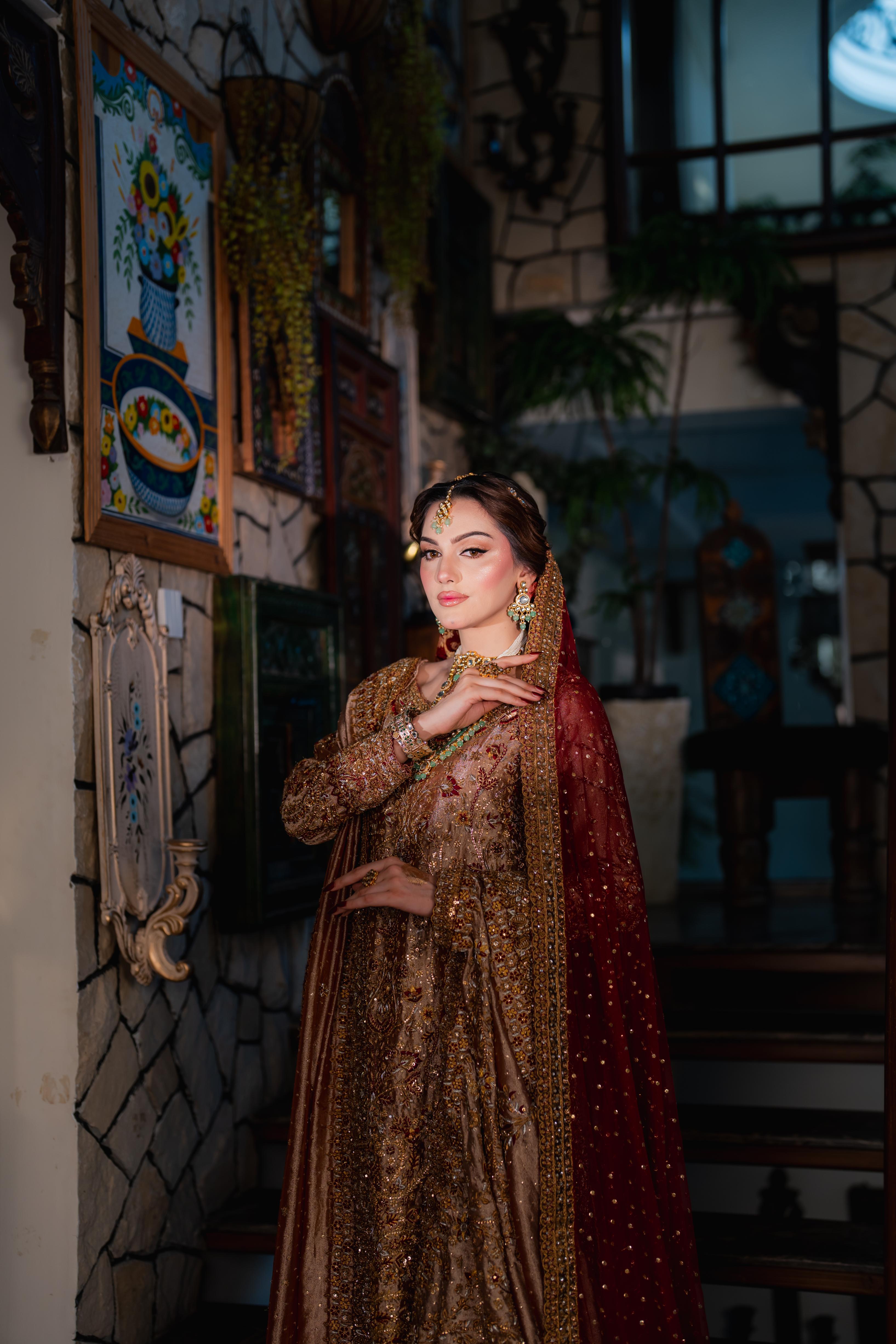 HARIS SHAKEEL PINK FARSHI BARAAT DRESS