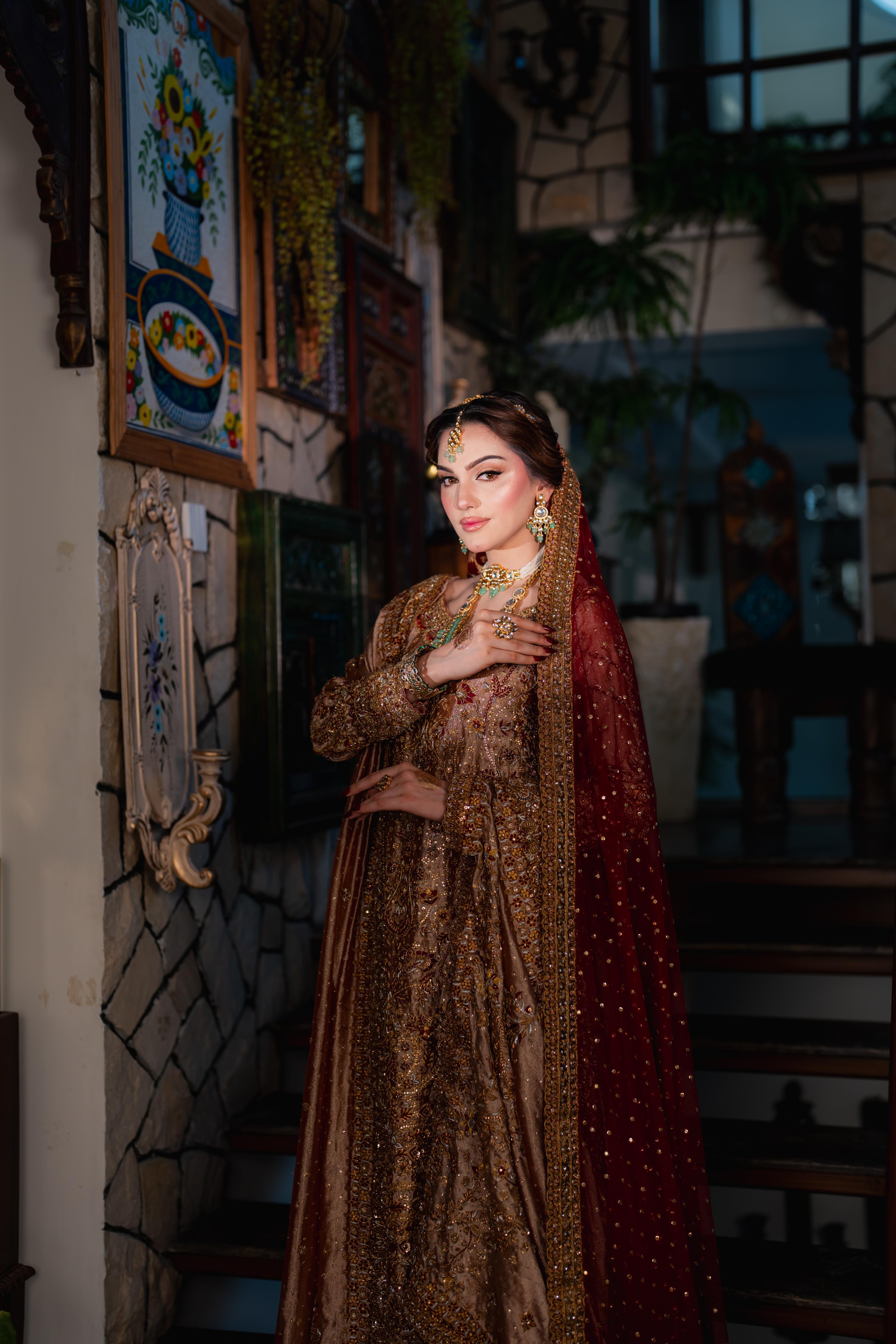HARIS SHAKEEL PINK FARSHI BARAAT DRESS