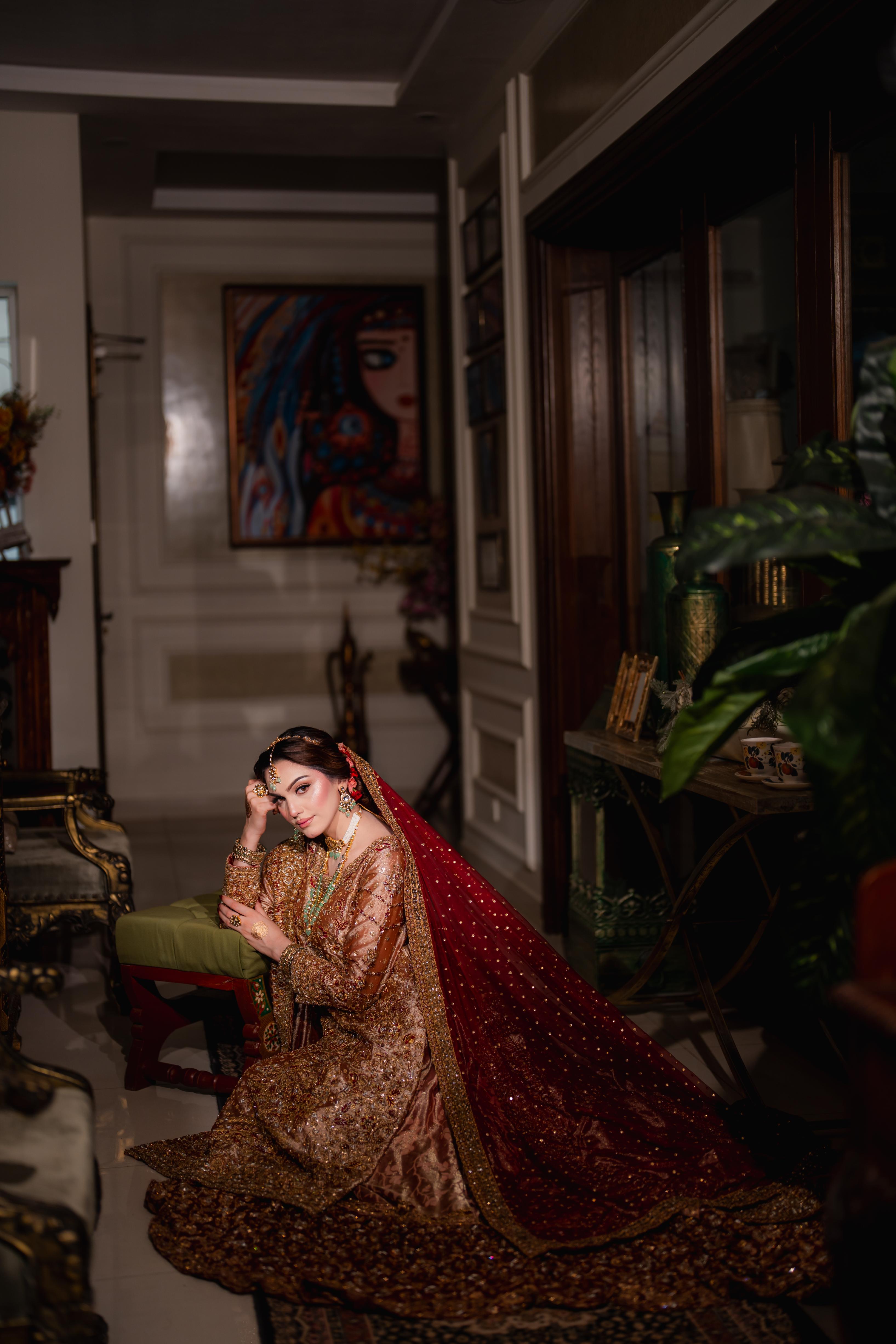 HARIS SHAKEEL PINK FARSHI BARAAT DRESS