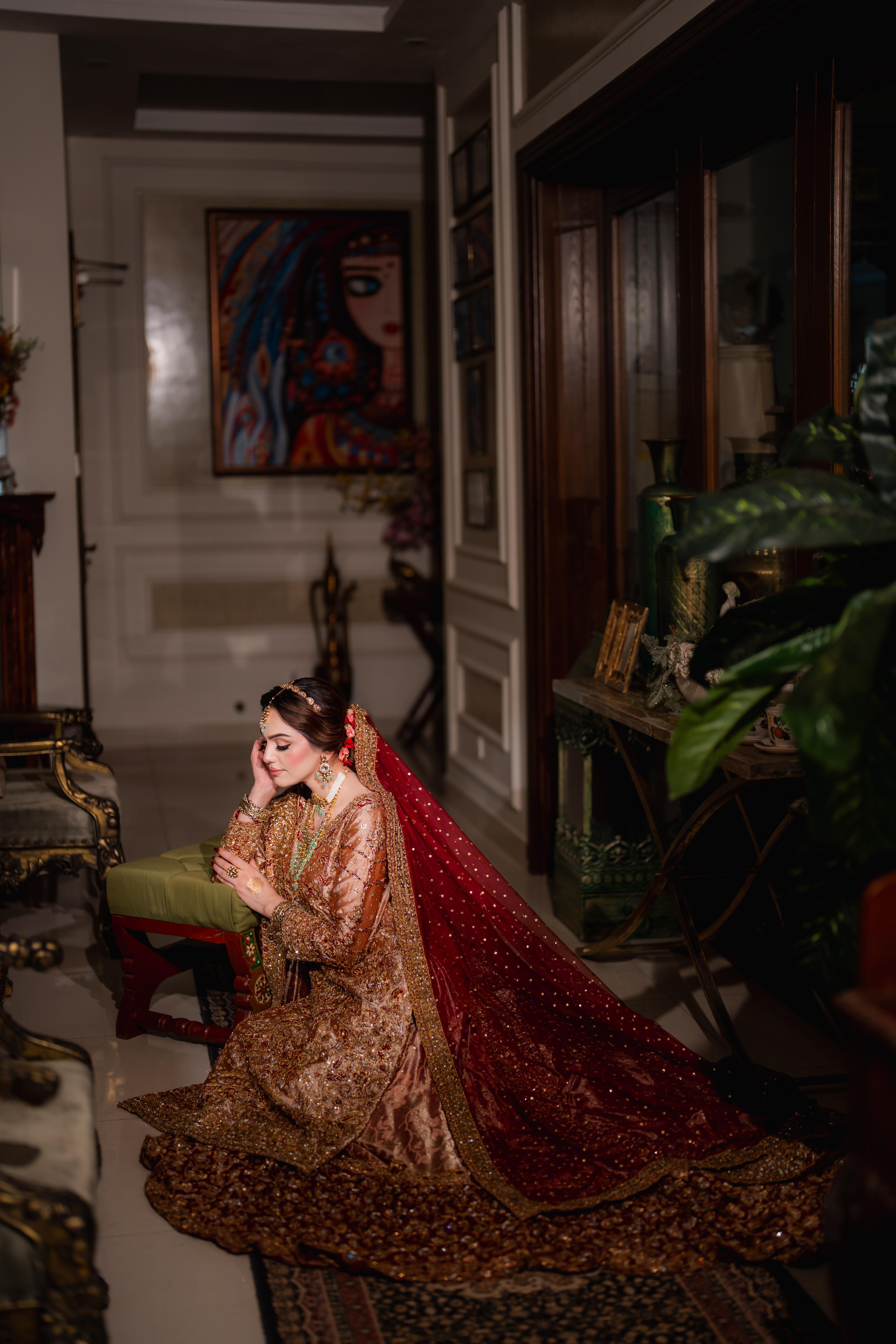 HARIS SHAKEEL PINK FARSHI BARAAT DRESS