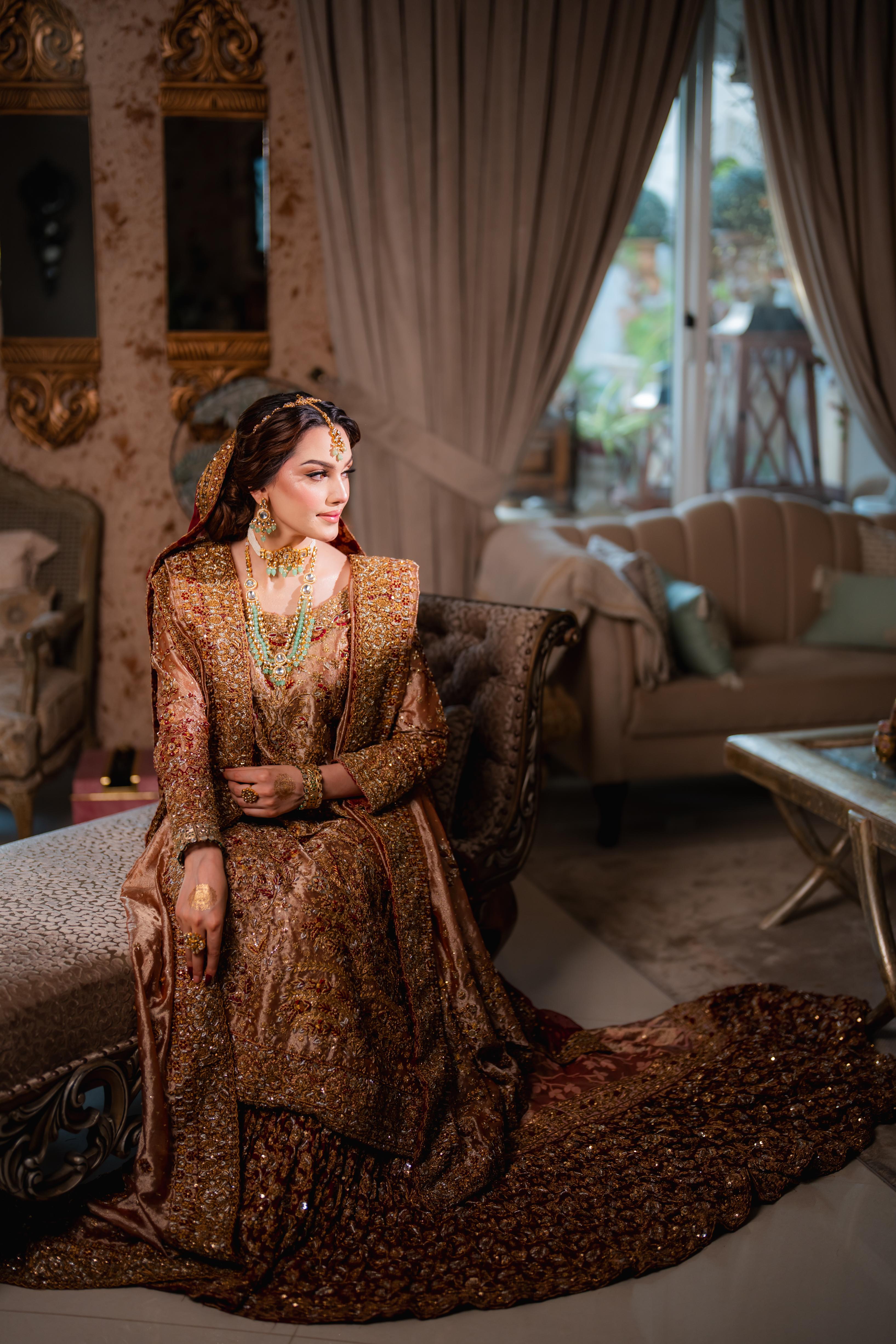 HARIS SHAKEEL PINK FARSHI BARAAT DRESS