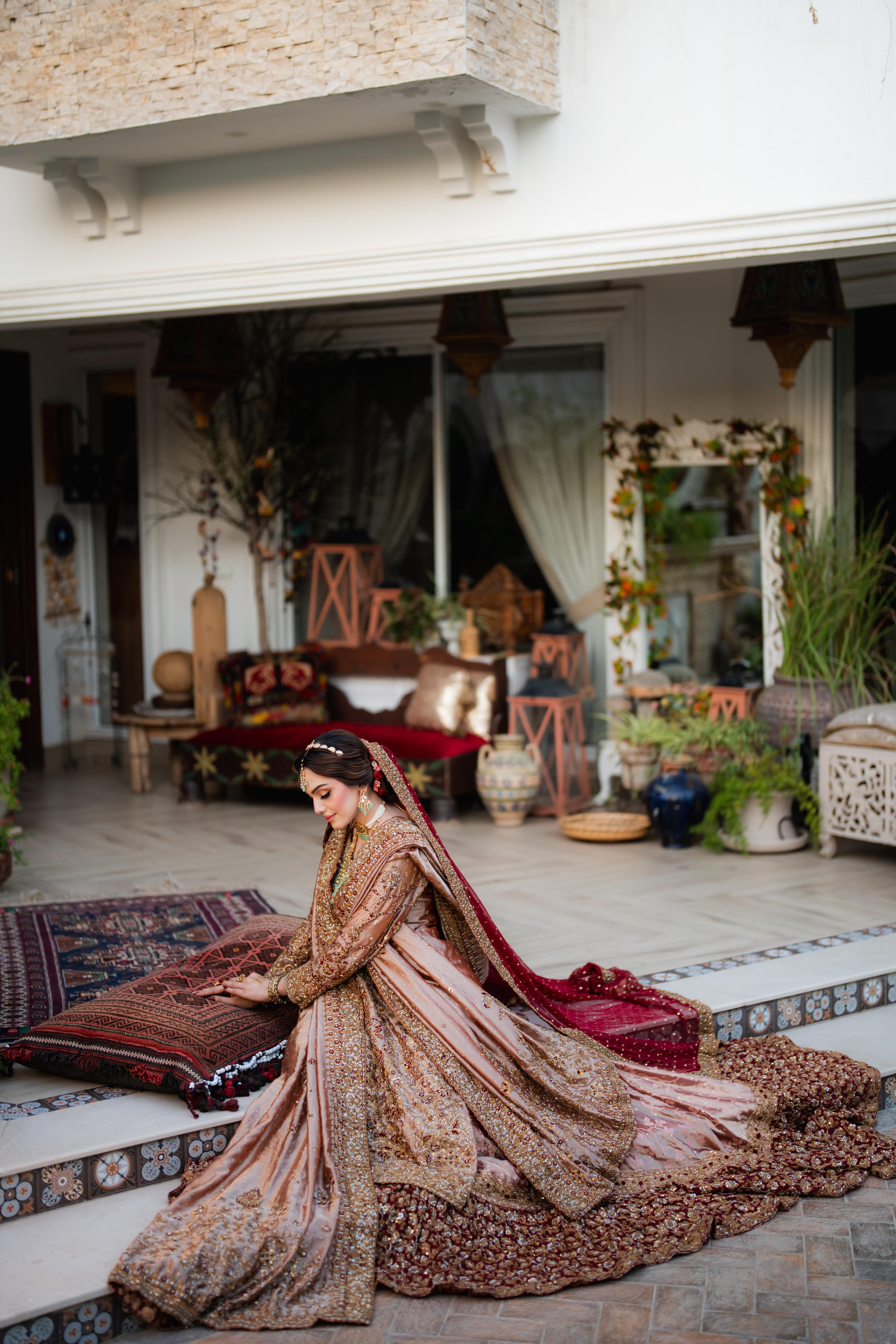 HARIS SHAKEEL PINK FARSHI BARAAT DRESS