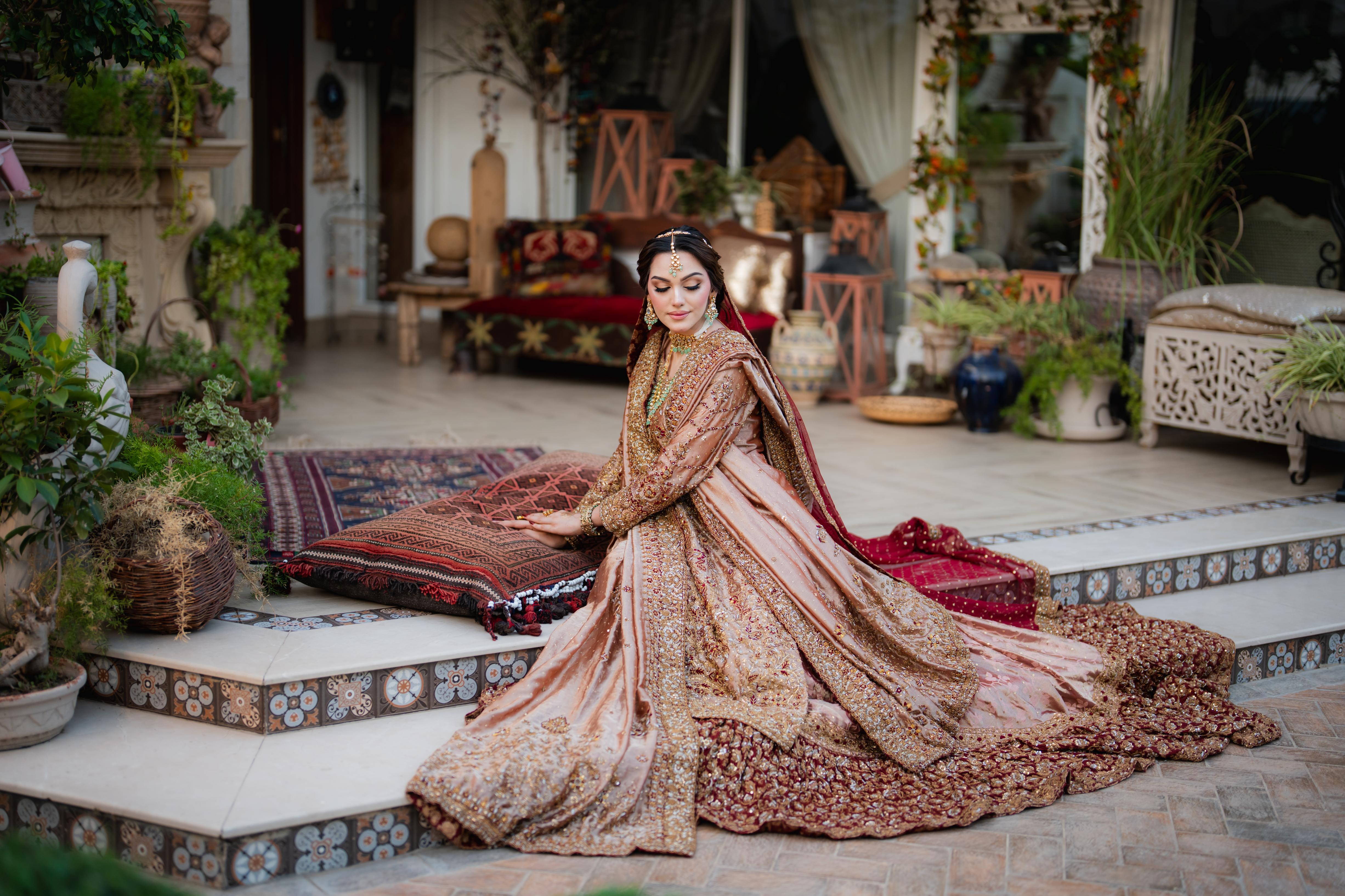 HARIS SHAKEEL PINK FARSHI BARAAT DRESS