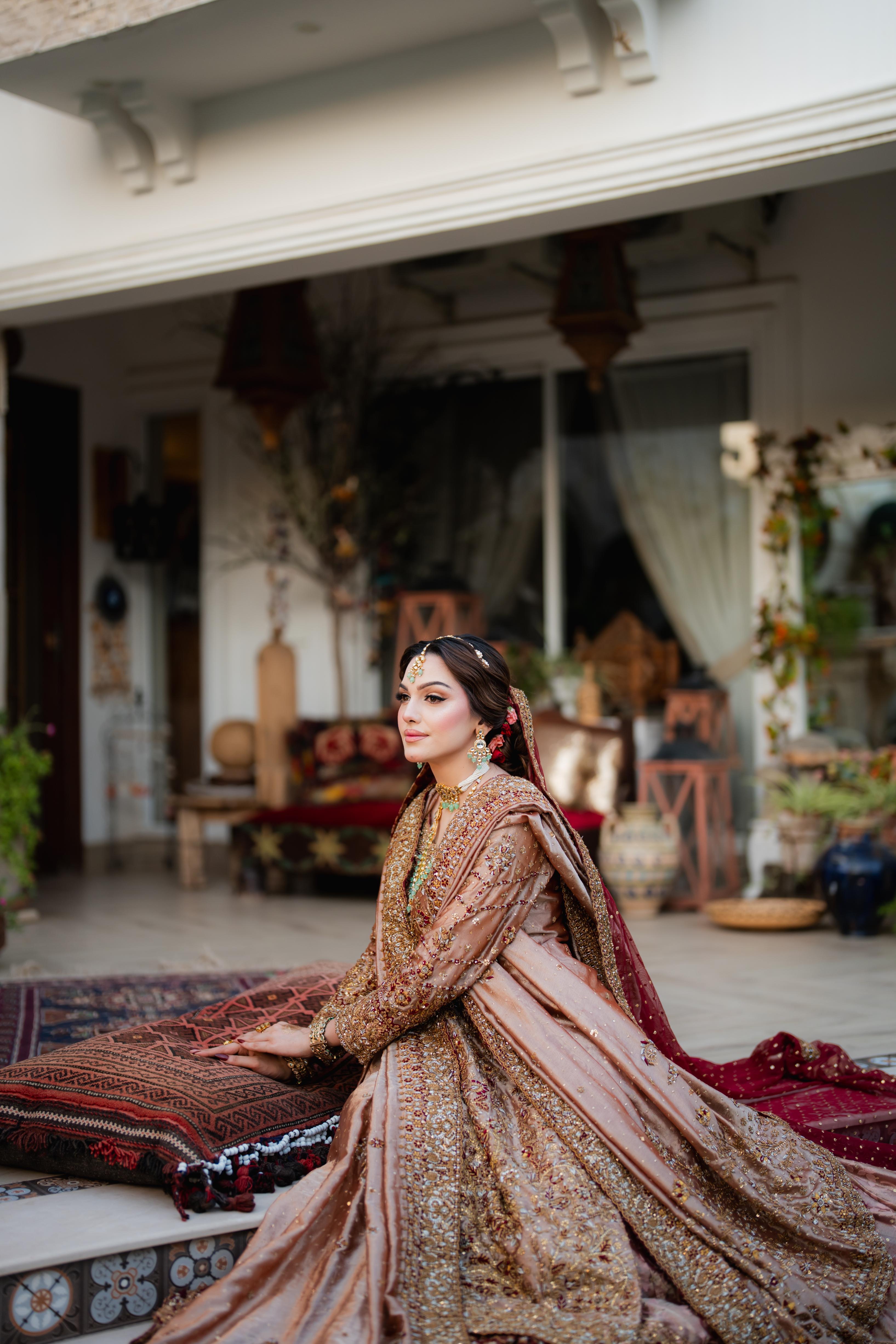 HARIS SHAKEEL PINK FARSHI BARAAT DRESS