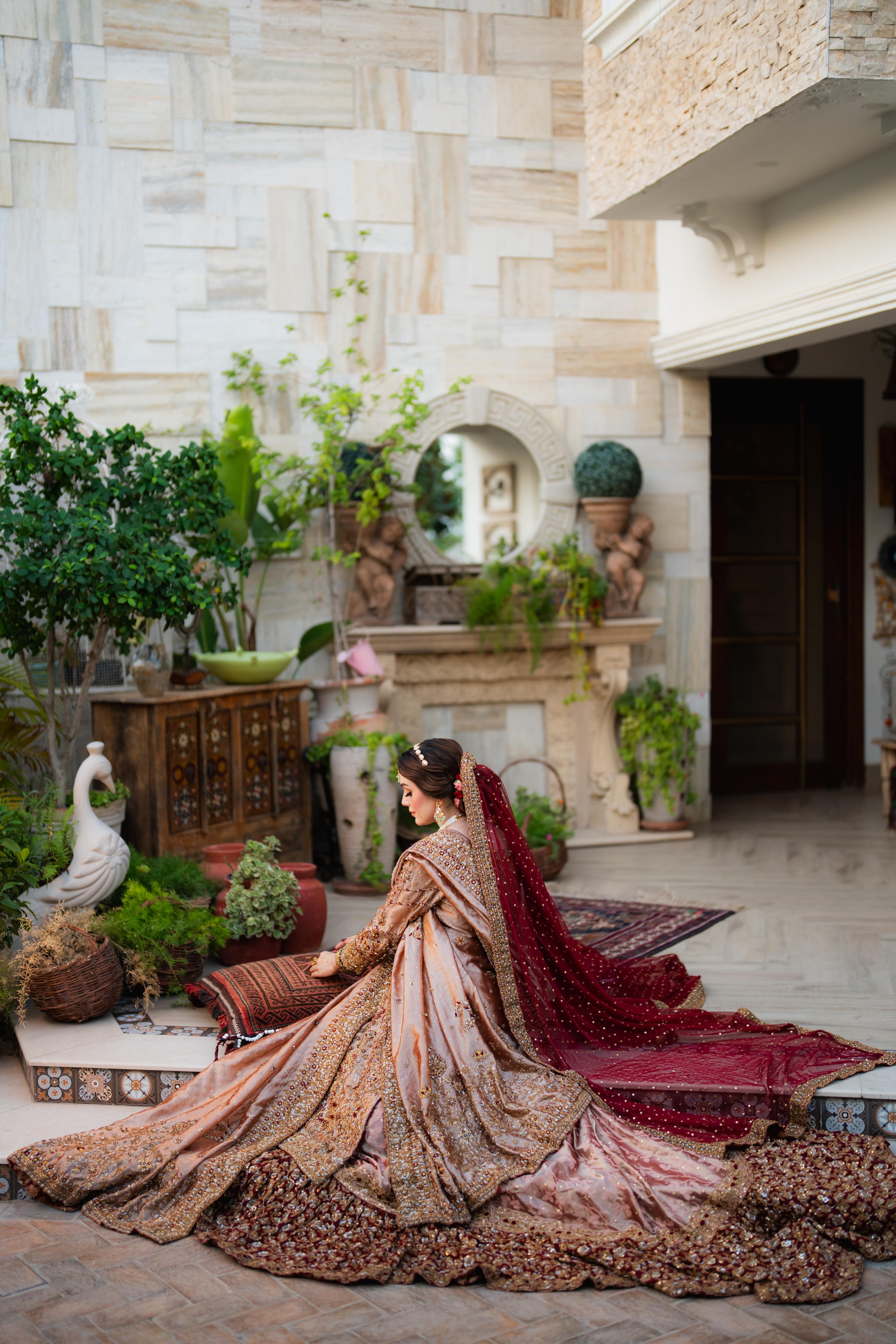 HARIS SHAKEEL PINK FARSHI BARAAT DRESS