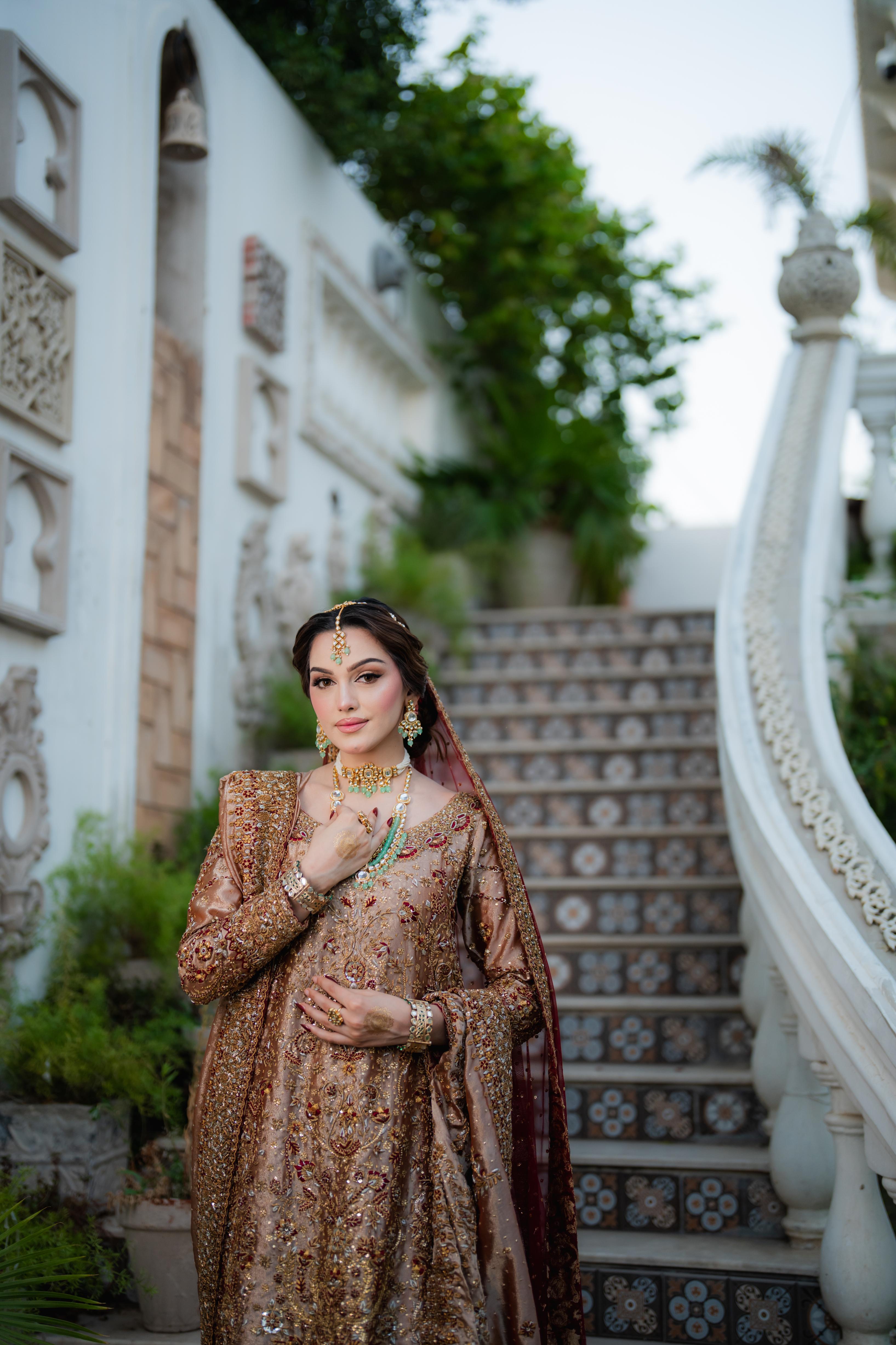HARIS SHAKEEL PINK FARSHI BARAAT DRESS