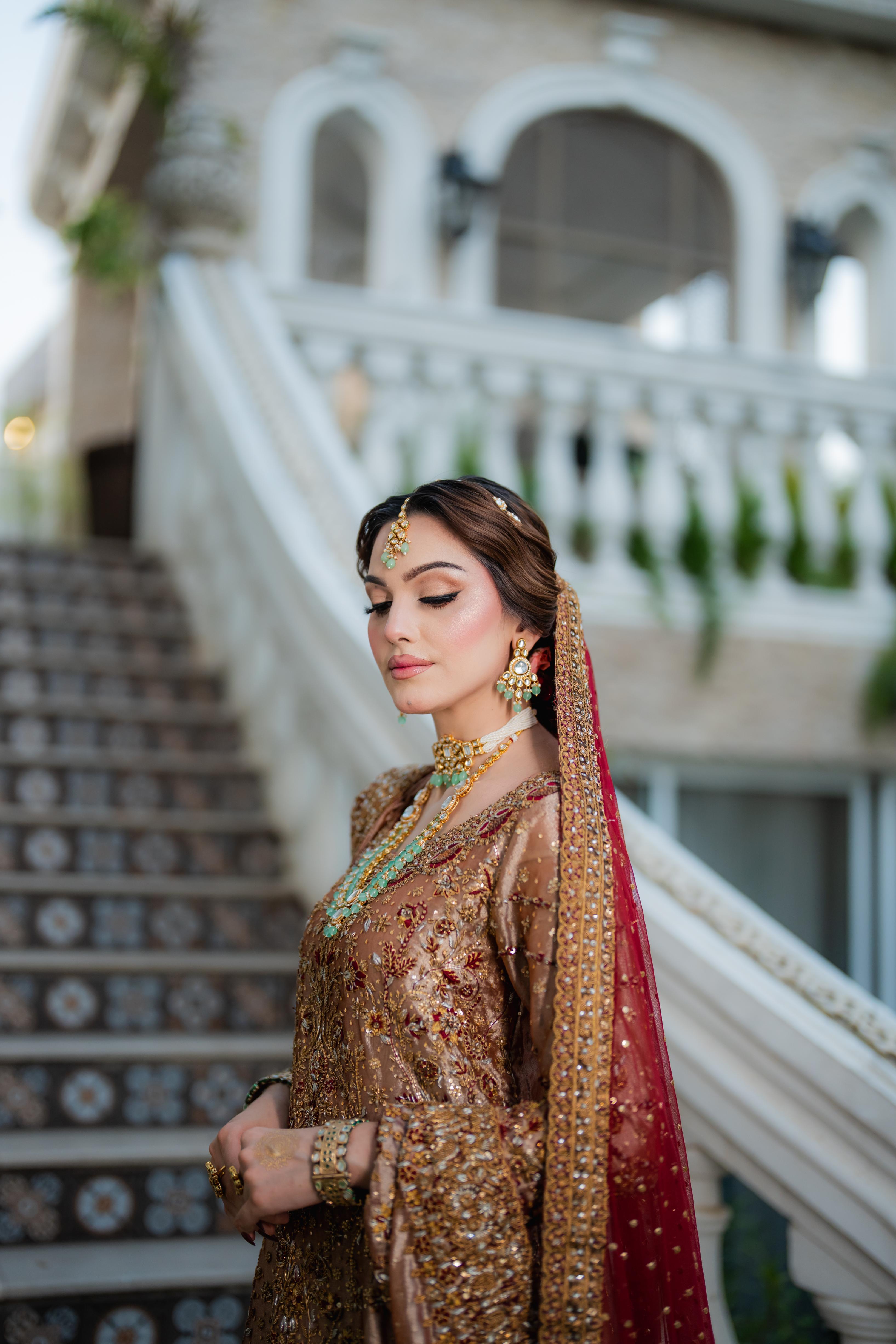 HARIS SHAKEEL PINK FARSHI BARAAT DRESS