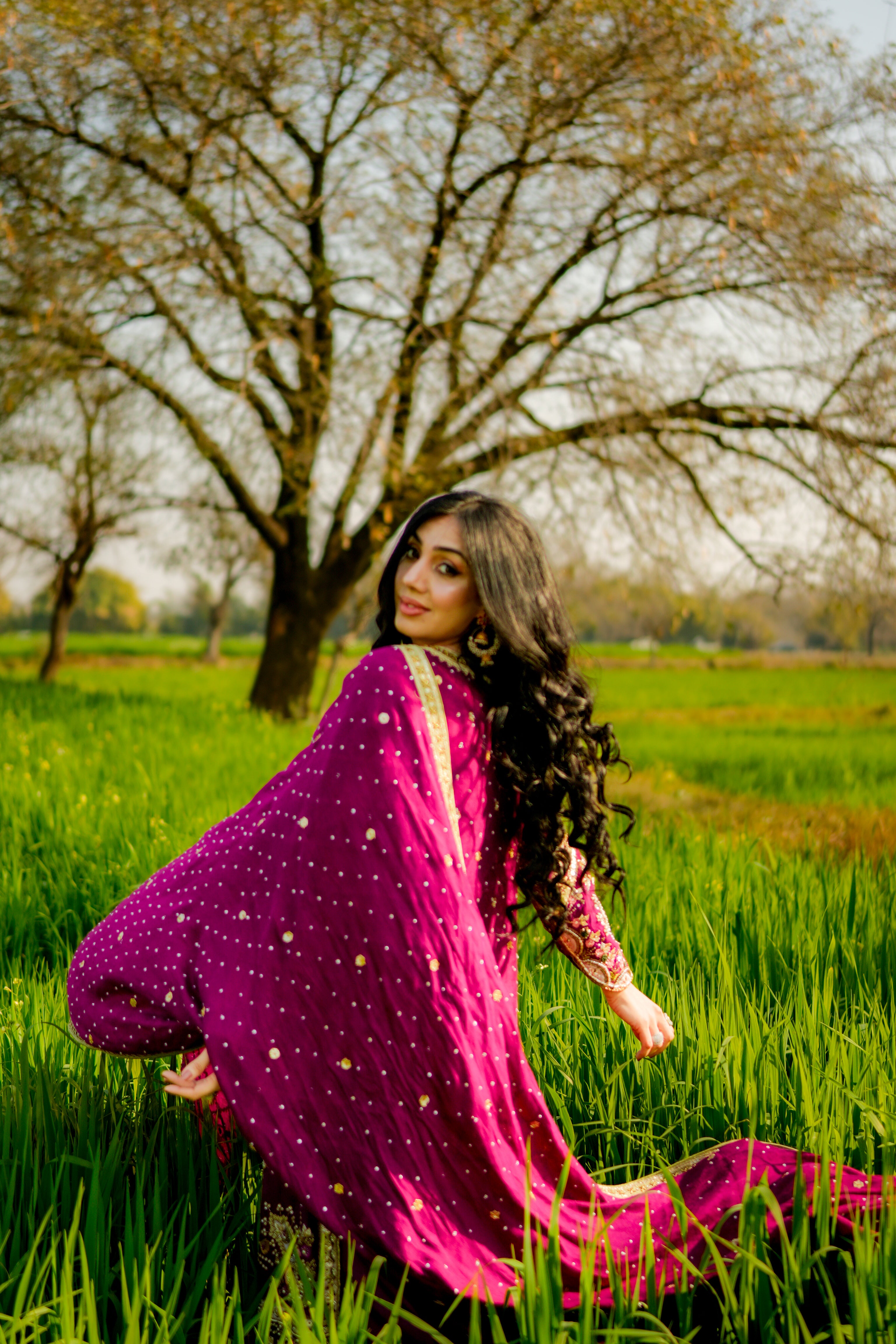 BISMA AMIR PURPLE SHIRT-BA02