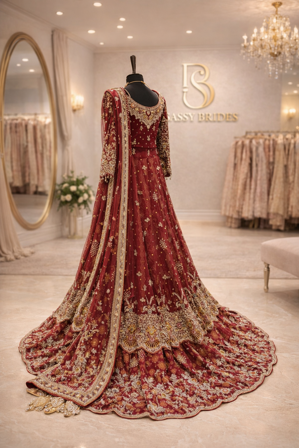 TD INSPIRED BARAAT DRESS