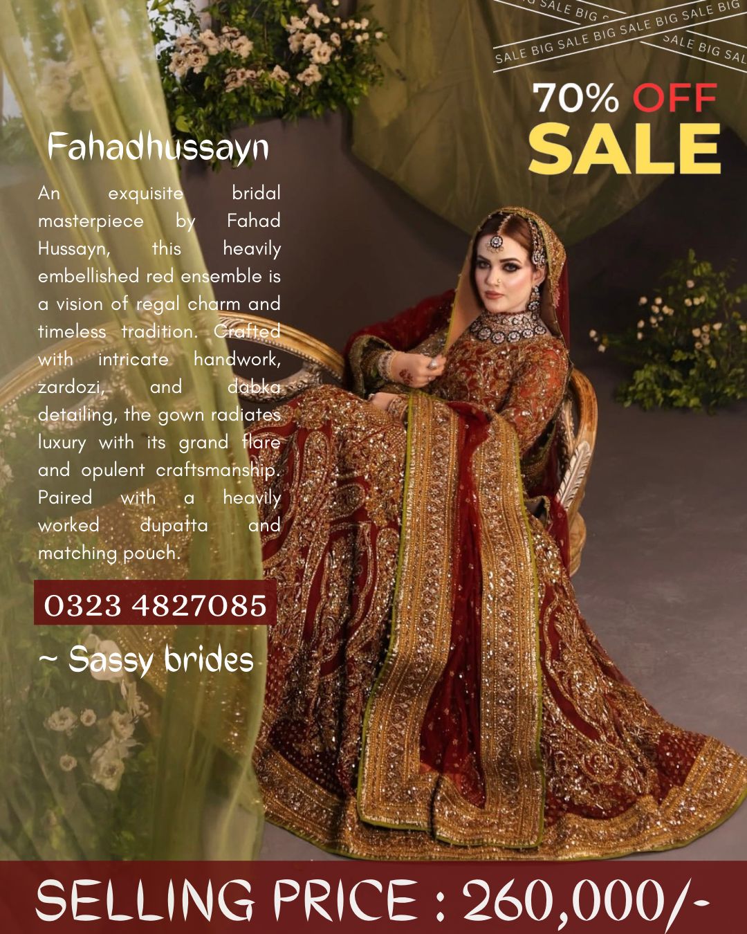 FAHADHUSSAYN DEEP MAROON-FOR SALE