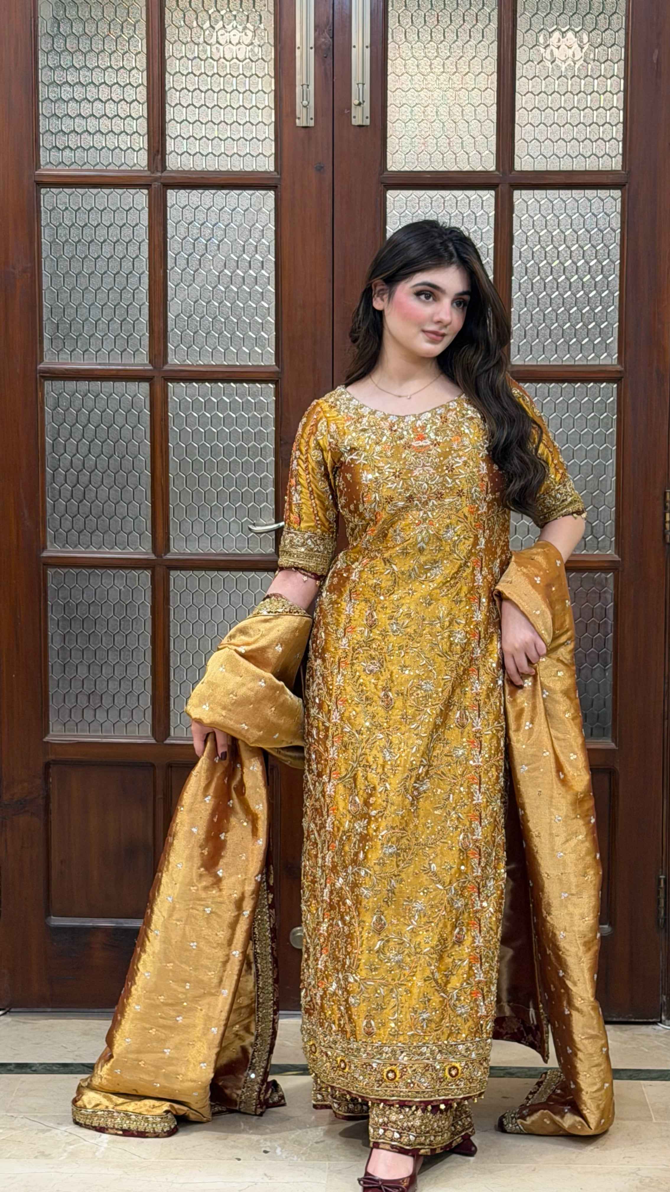HARIS SHAKEEL BURNT GOLDEN