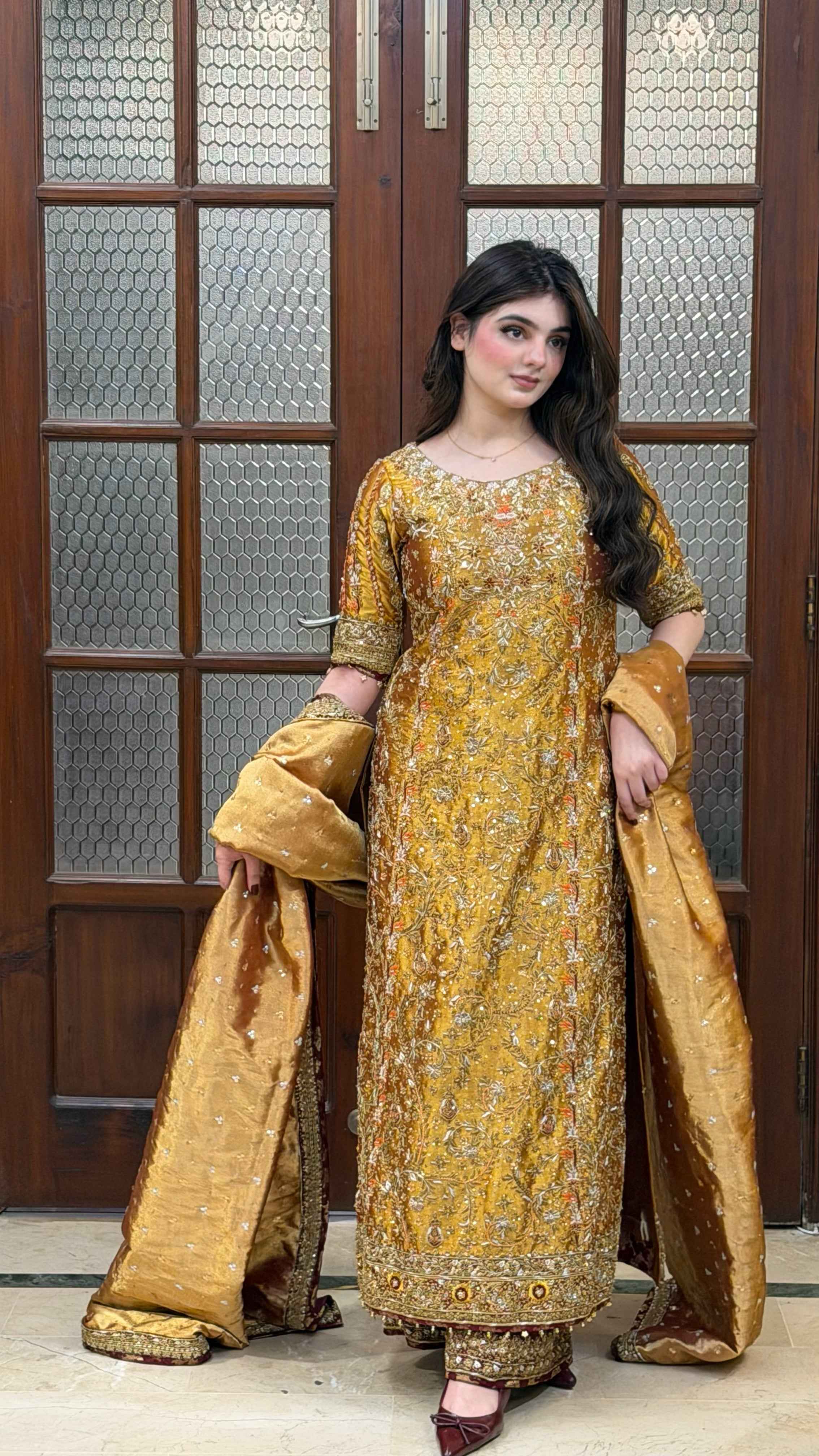 HARIS SHAKEEL BURNT GOLDEN