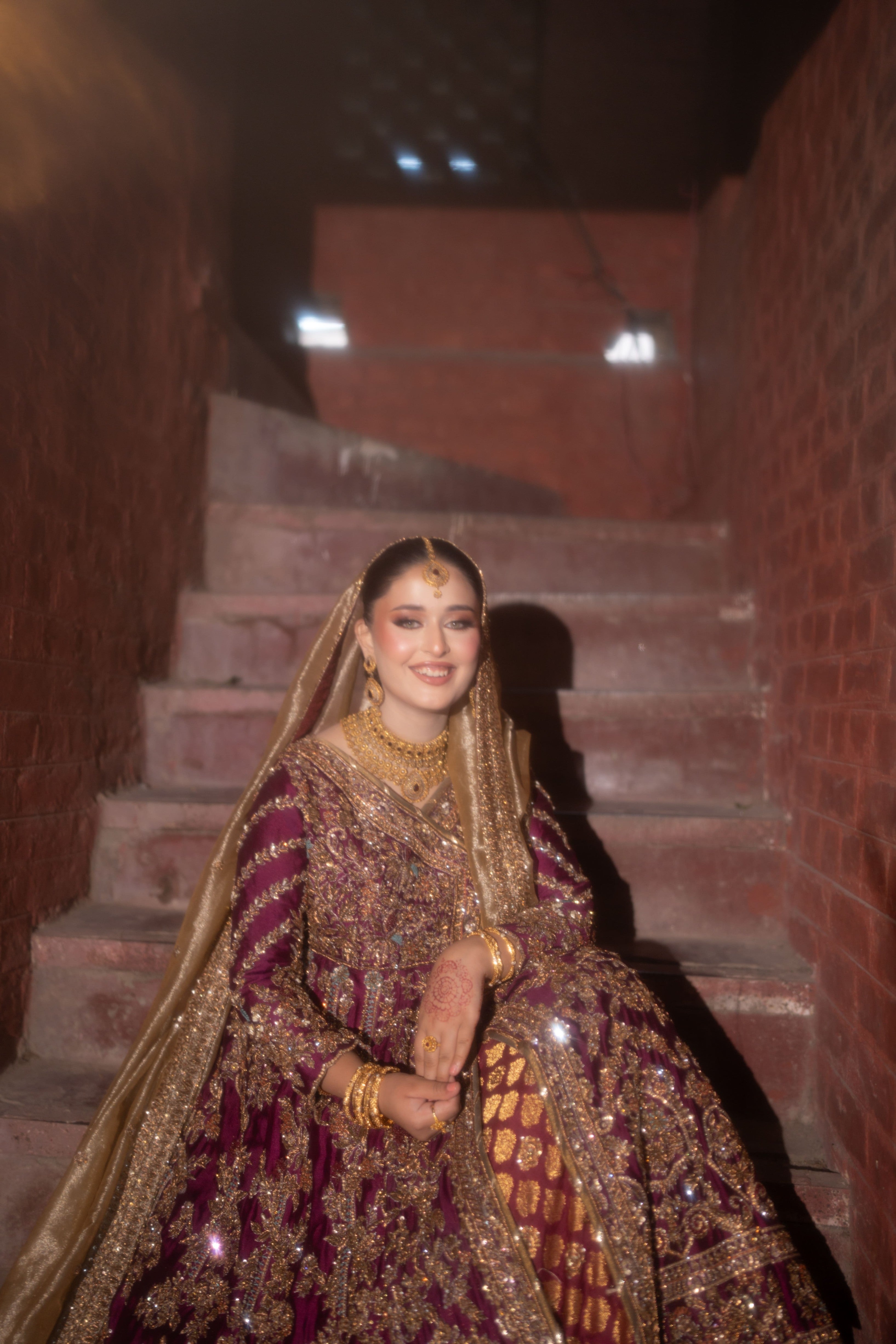 AHMAD SULTAN MAGENTA BARAT DRESS