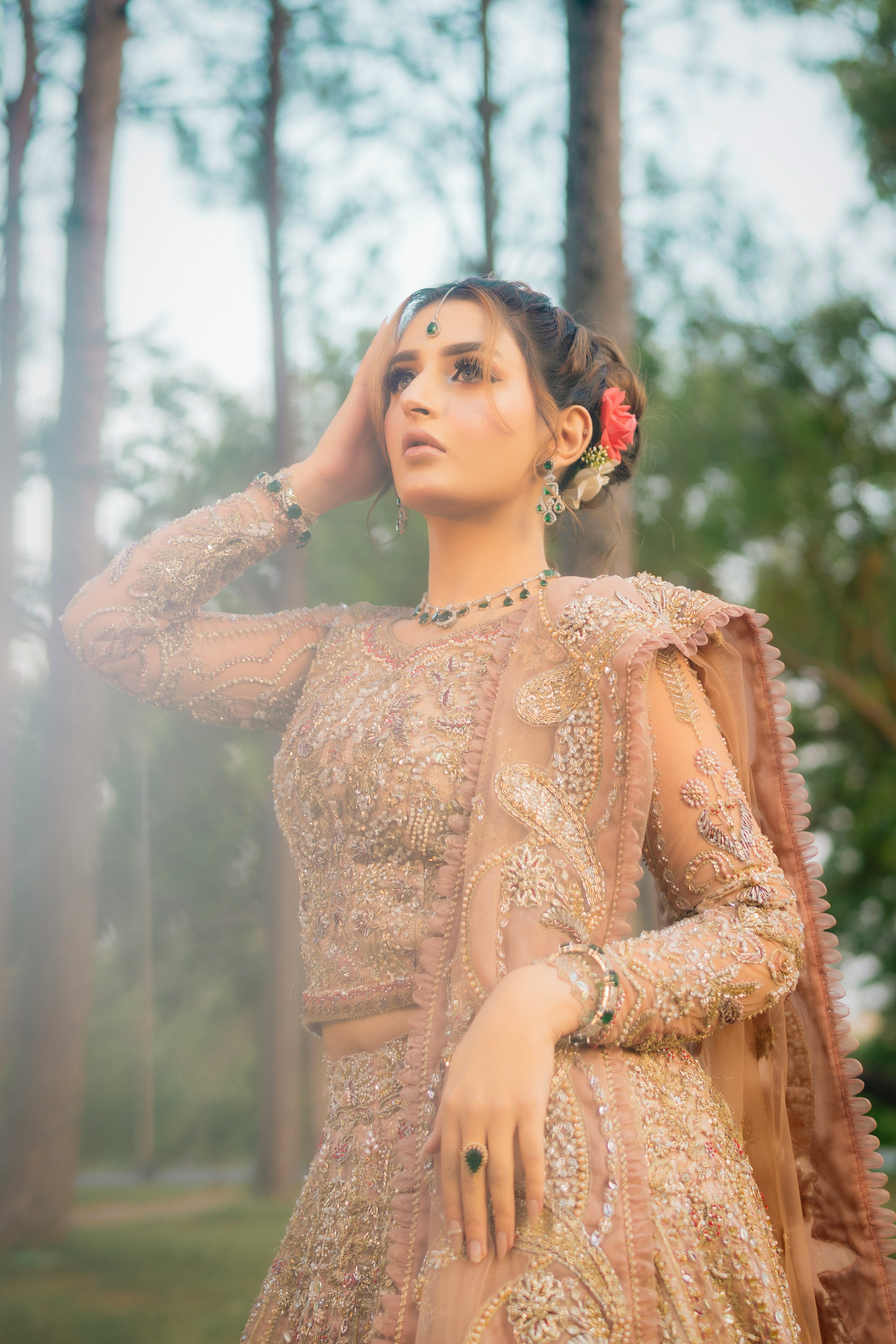 SUFFUSE FAWN LEHNGA CHOLI