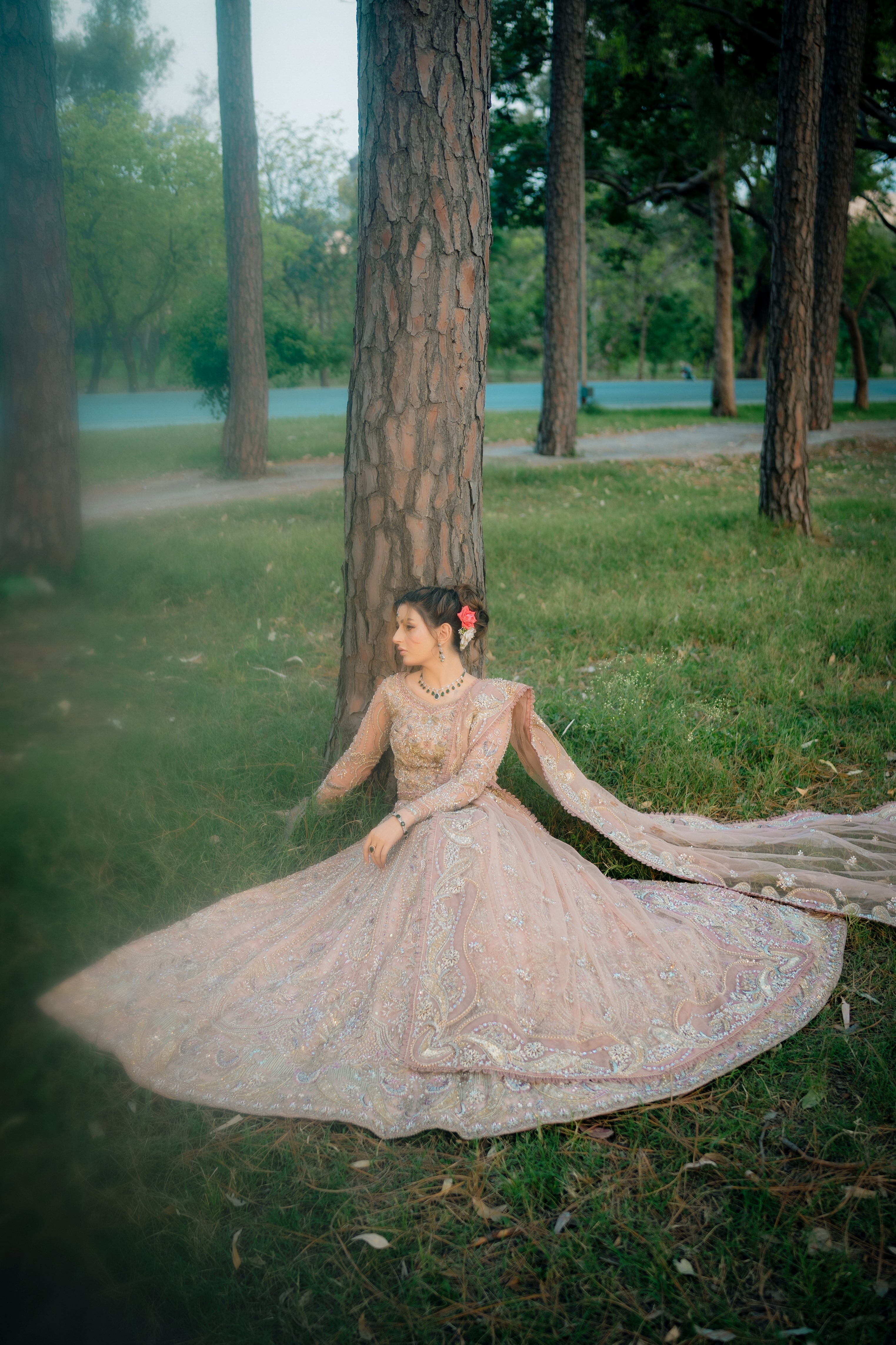 SUFFUSE FAWN LEHNGA CHOLI