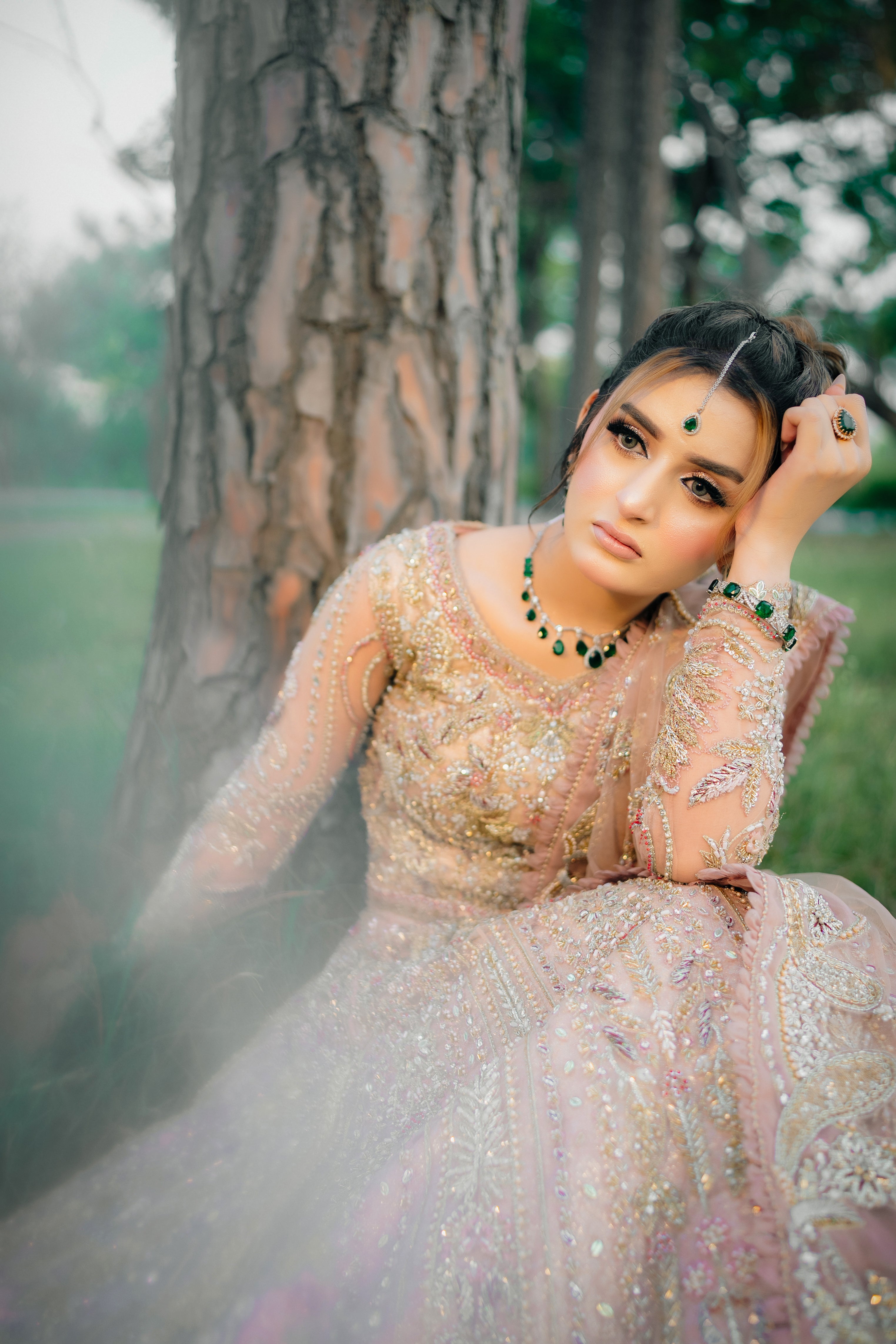 SUFFUSE FAWN LEHNGA CHOLI
