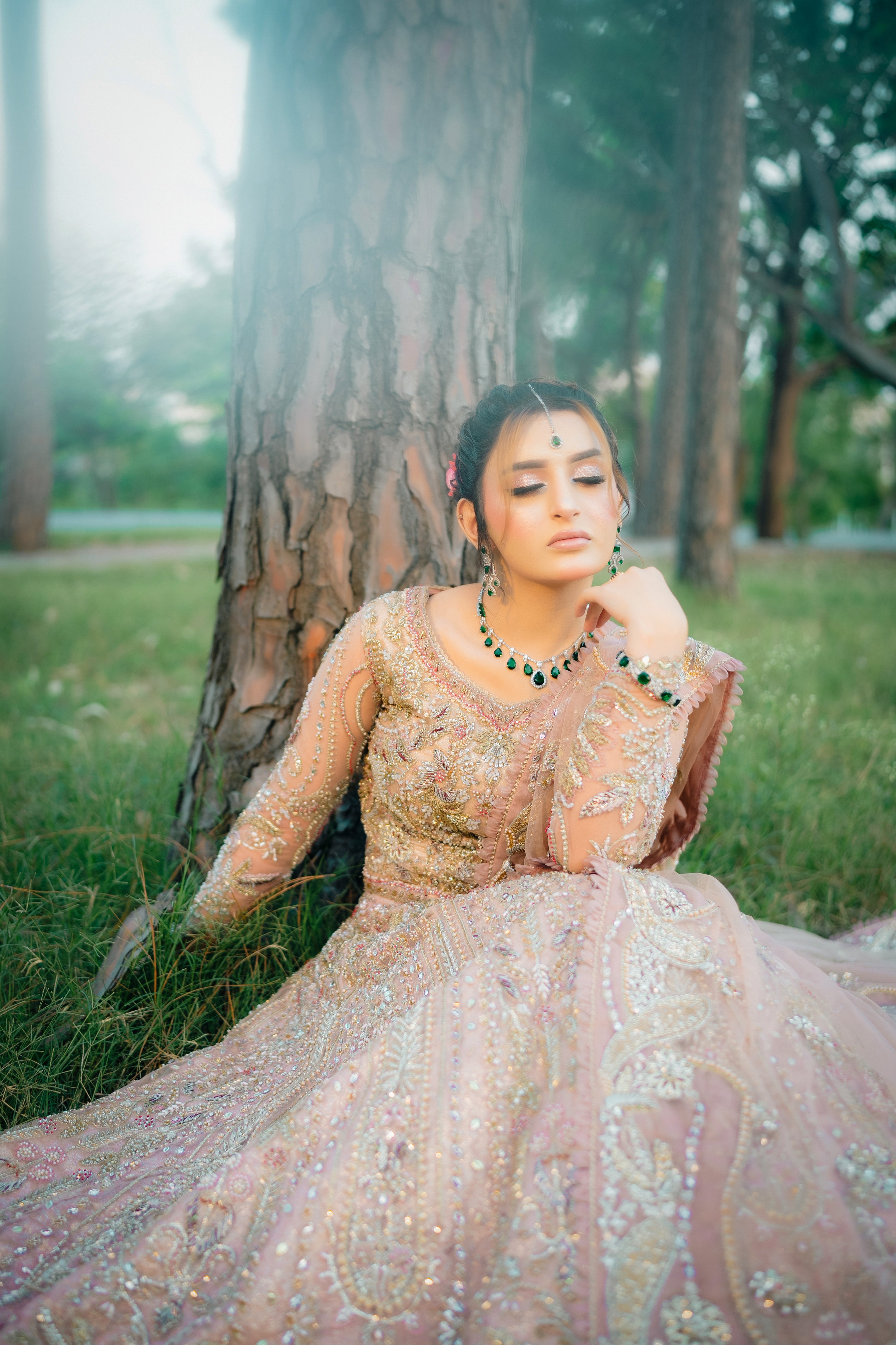 SUFFUSE FAWN LEHNGA CHOLI