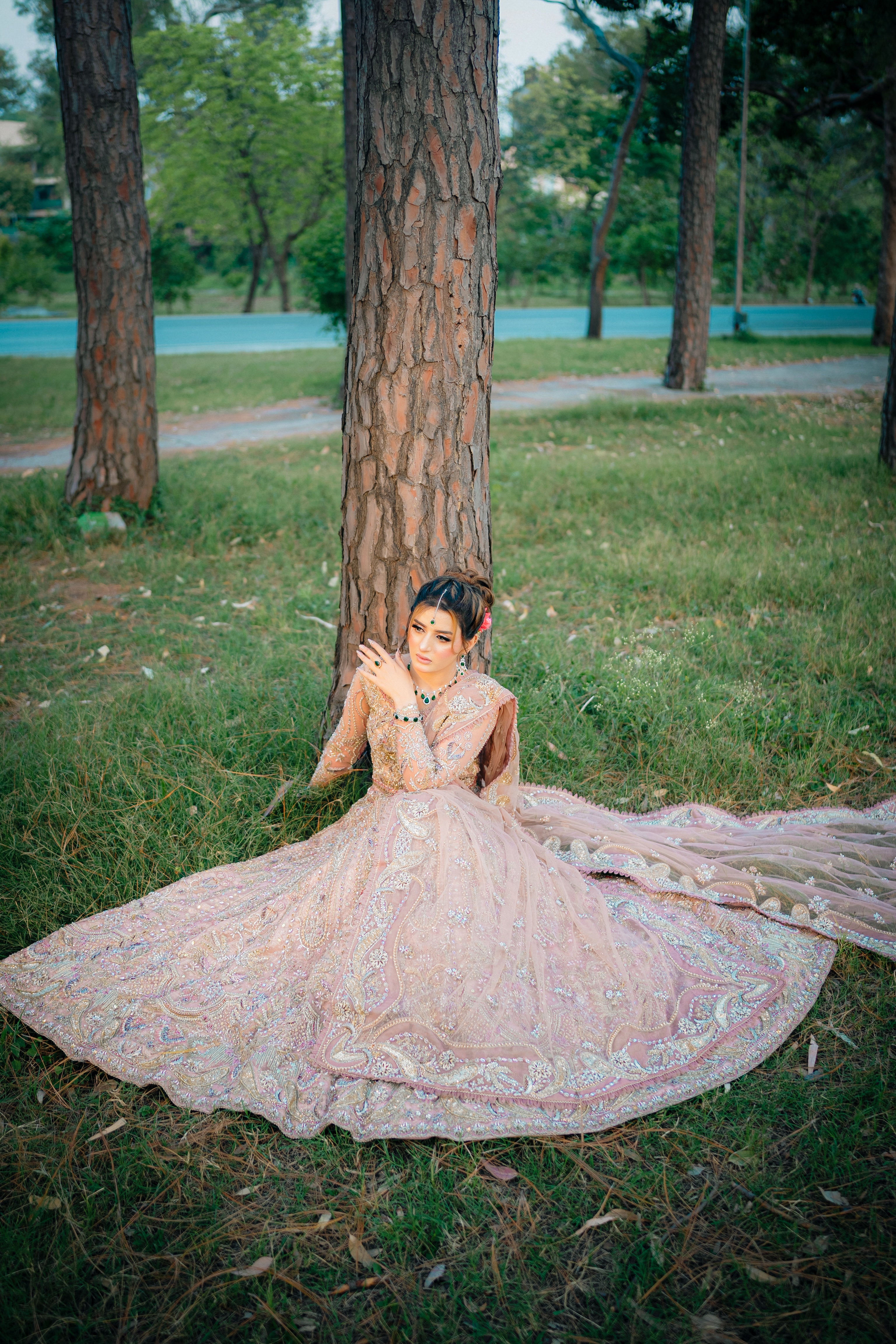 SUFFUSE FAWN LEHNGA CHOLI