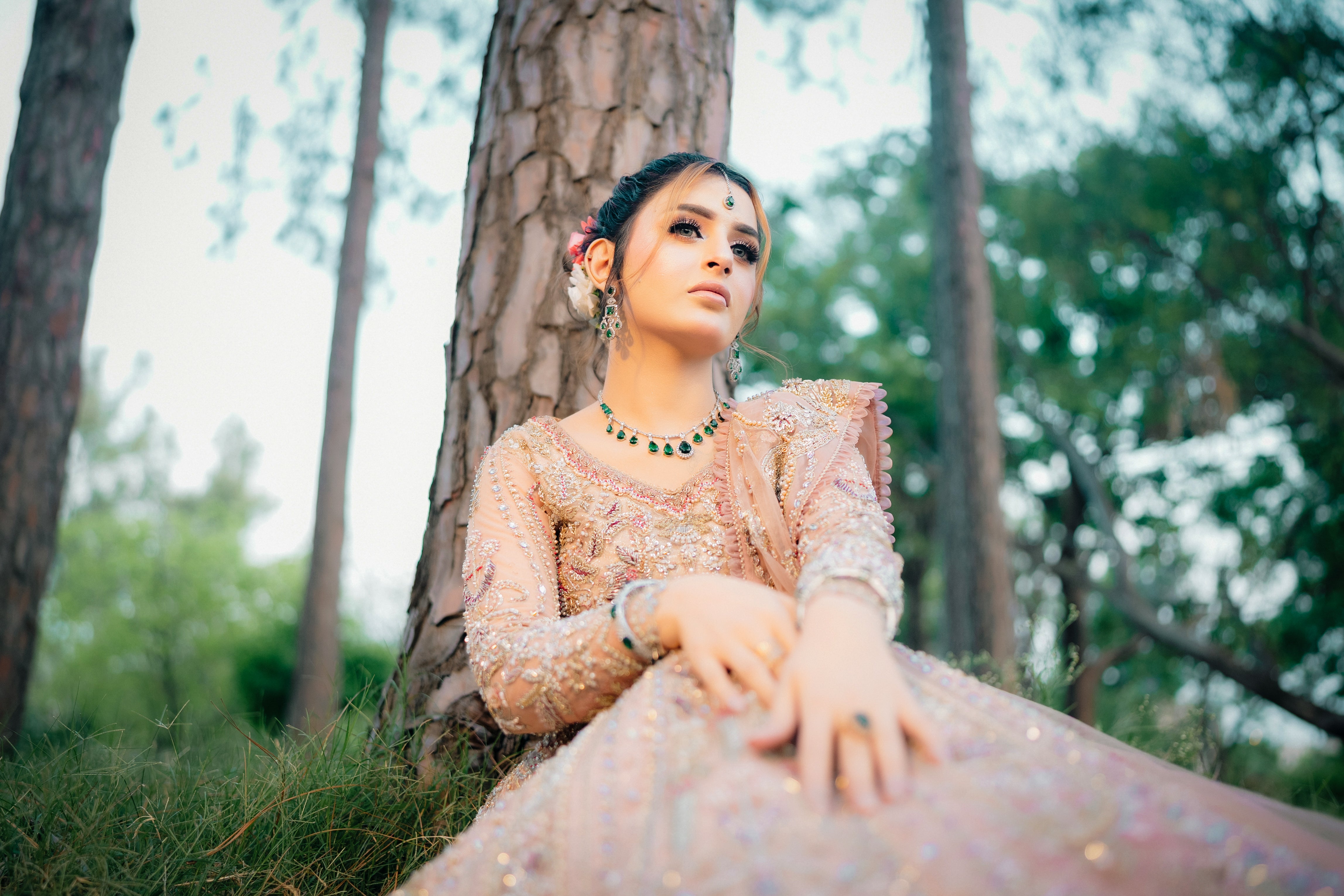 SUFFUSE FAWN LEHNGA CHOLI