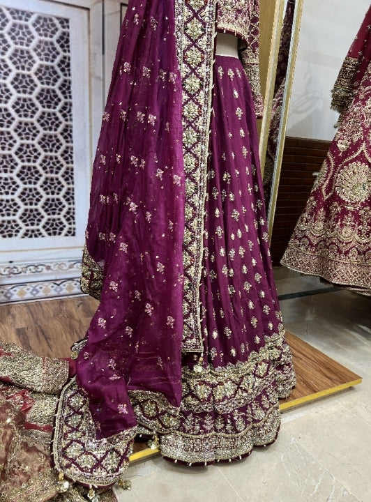MNR MAGENTA HEAVY MIRROR CHOLI-MNR42