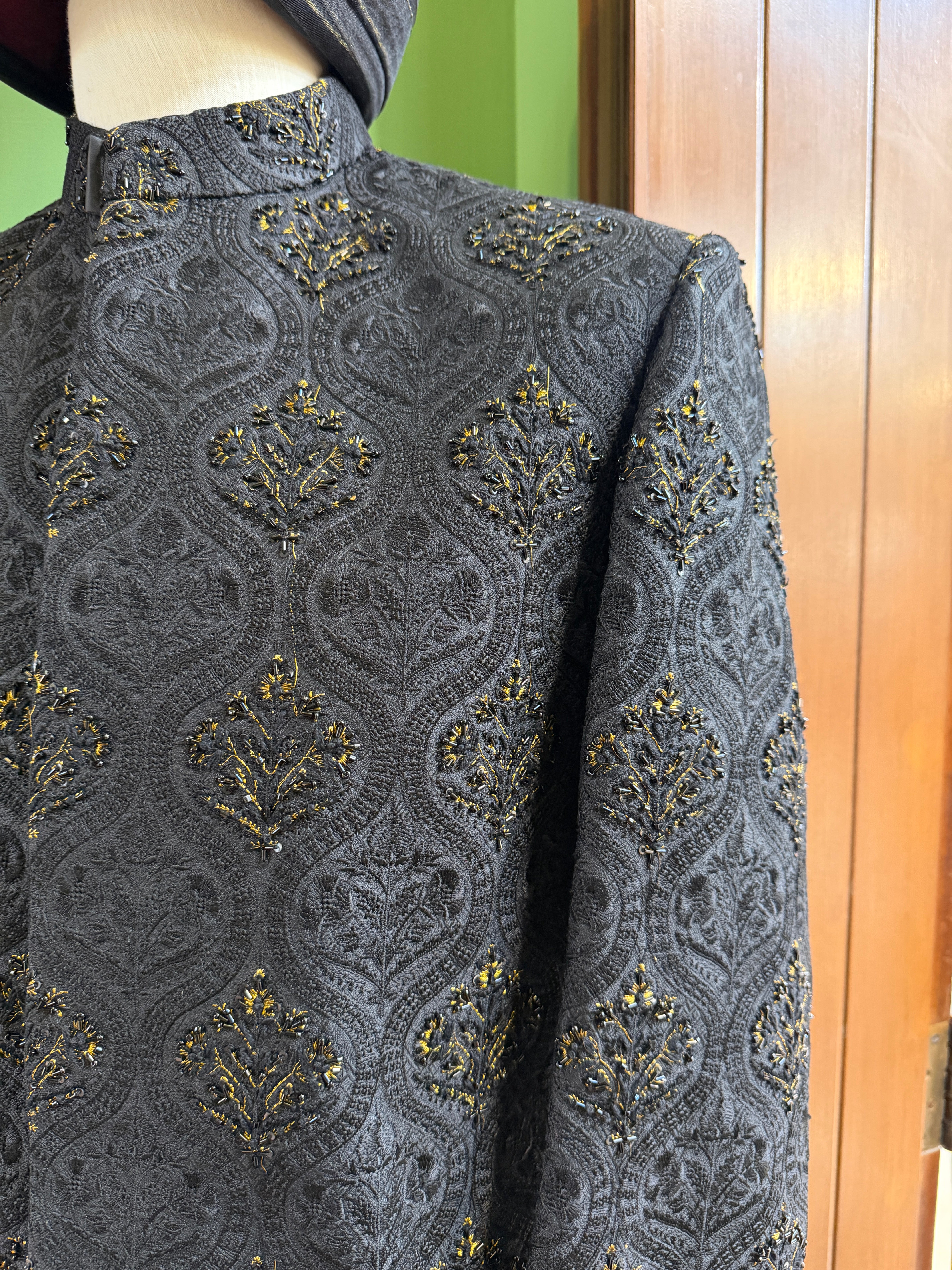 REPUBLIC BLACK SHERWANI-SH10