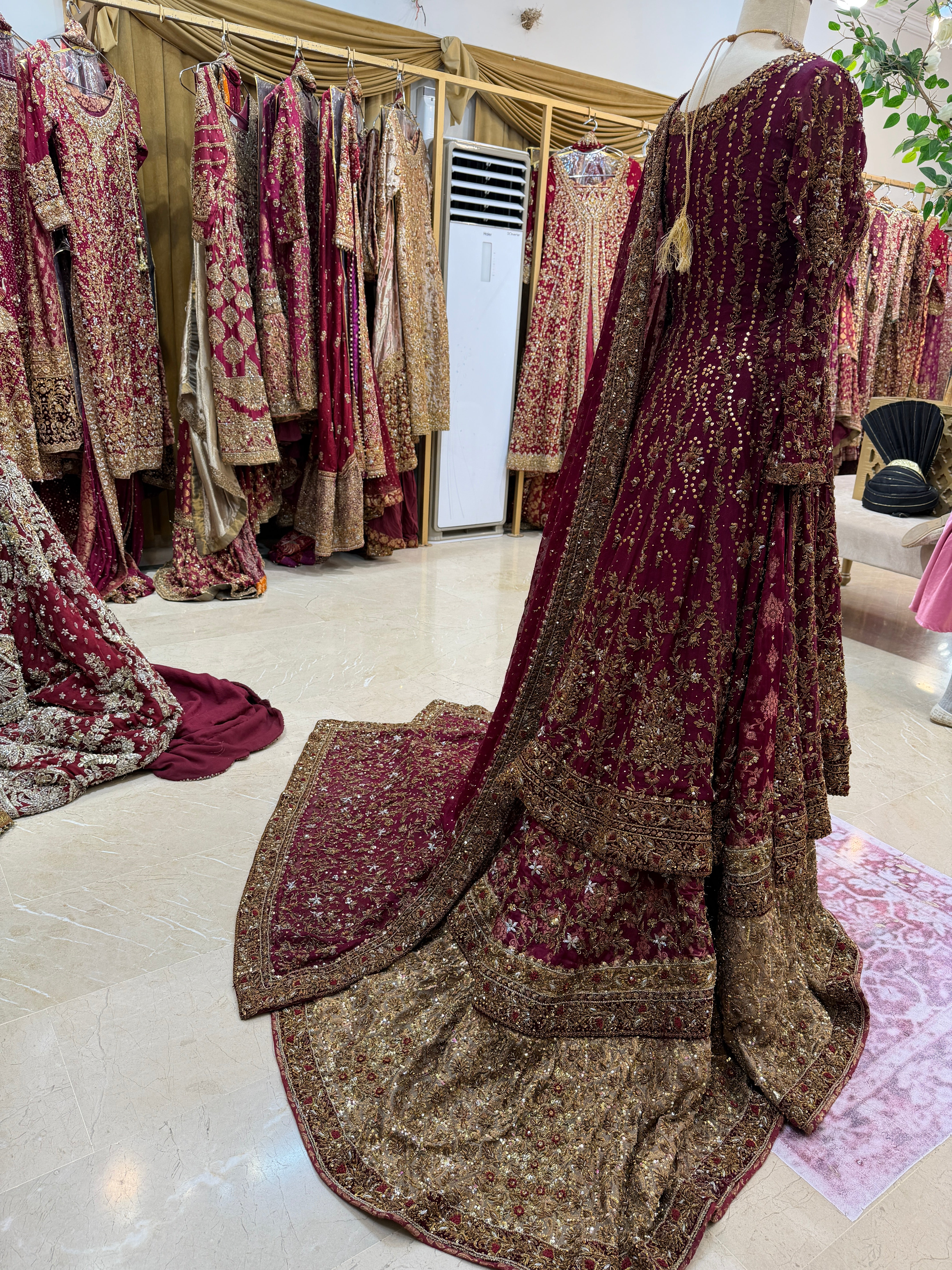 Zeeshan Danish Baraat Front Slit- ZD Jannat Mirza-ZD06