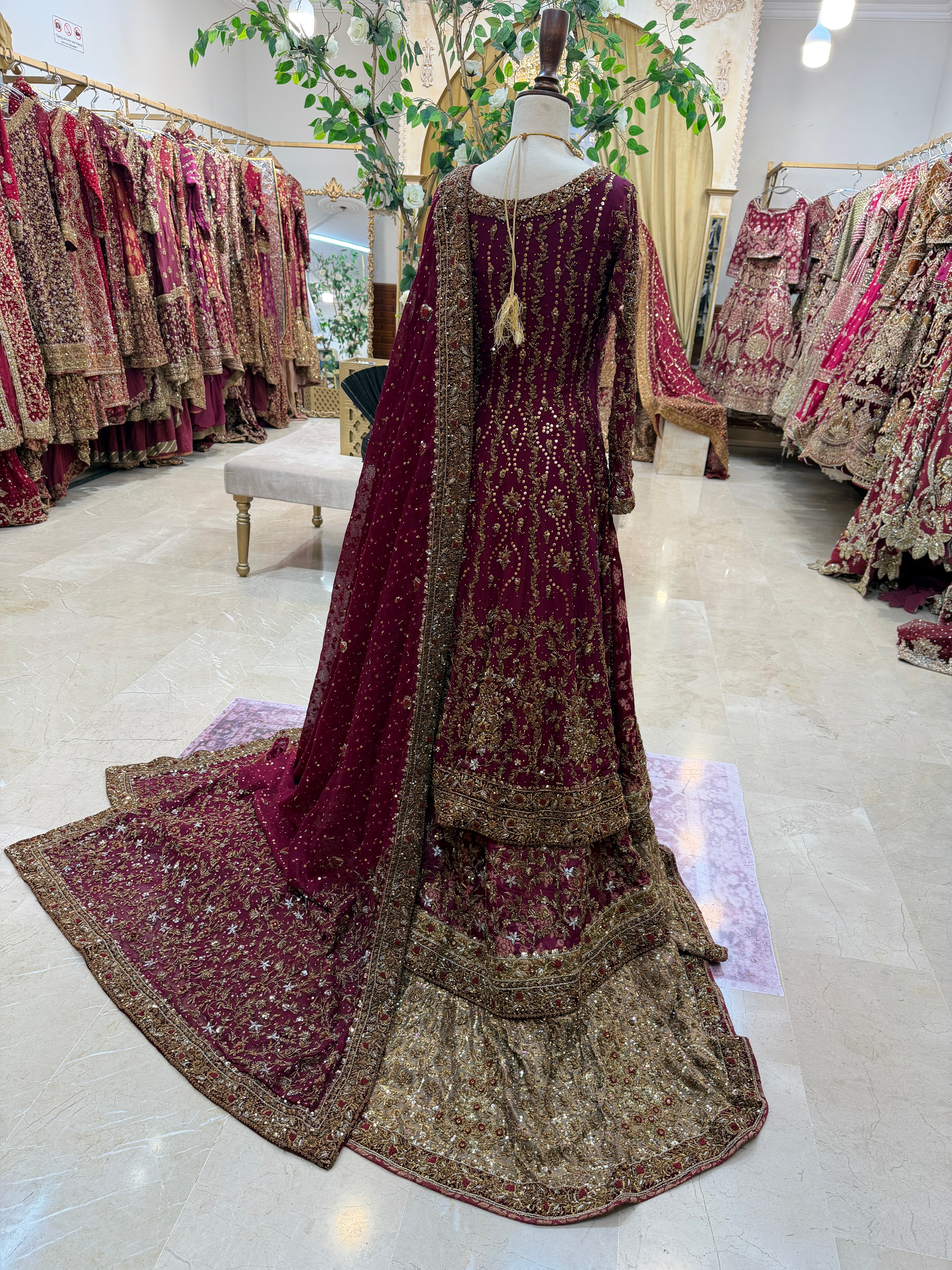 Zeeshan Danish Baraat Front Slit- ZD Jannat Mirza-ZD06