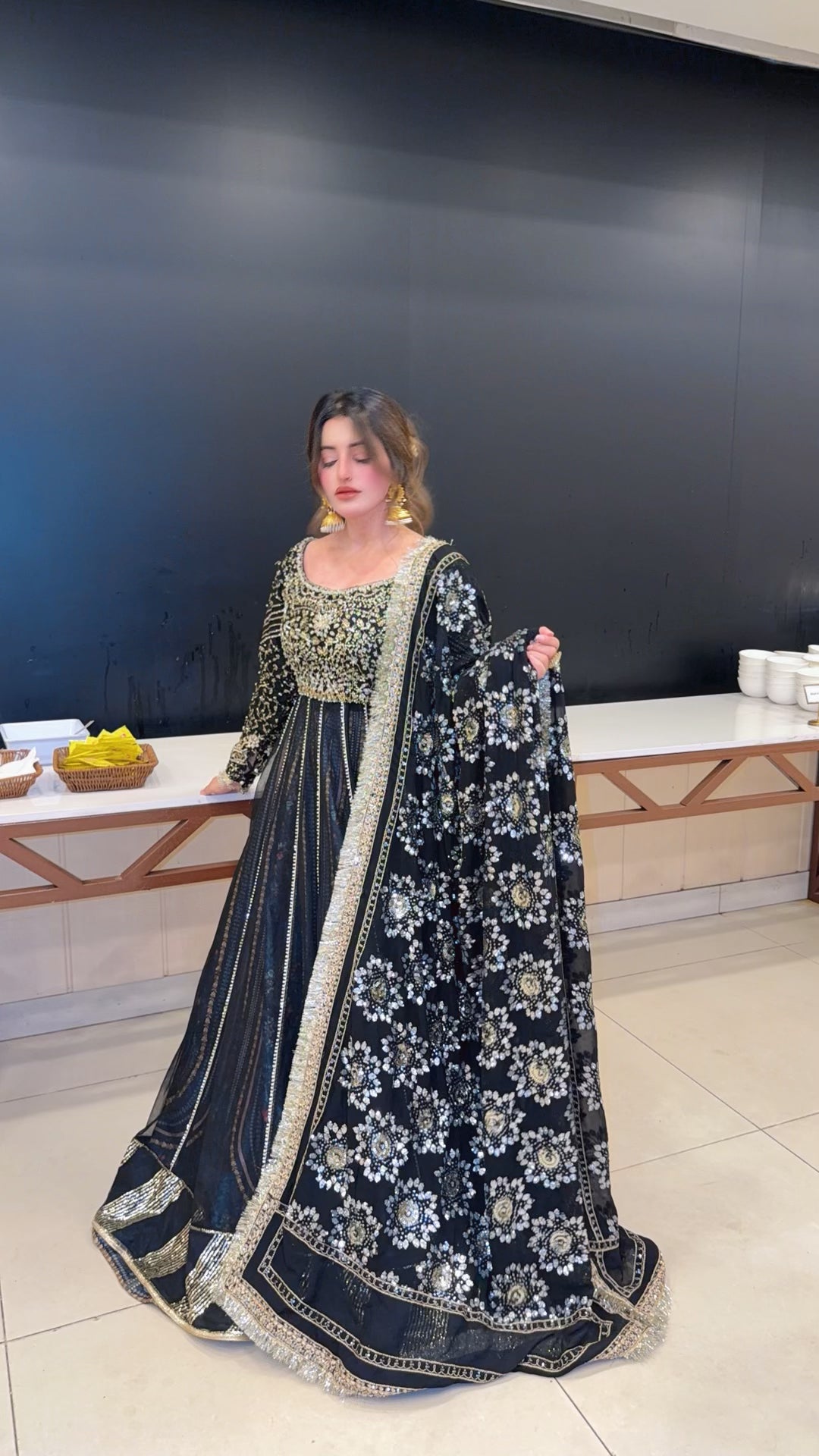 SAAD BIN SHAHZAD BLACK FORMAL