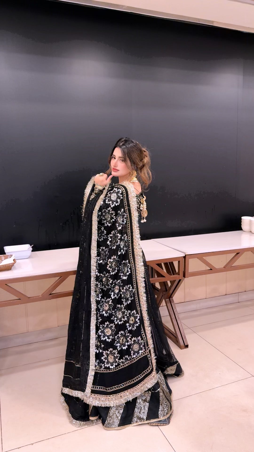 SAAD BIN SHAHZAD BLACK FORMAL