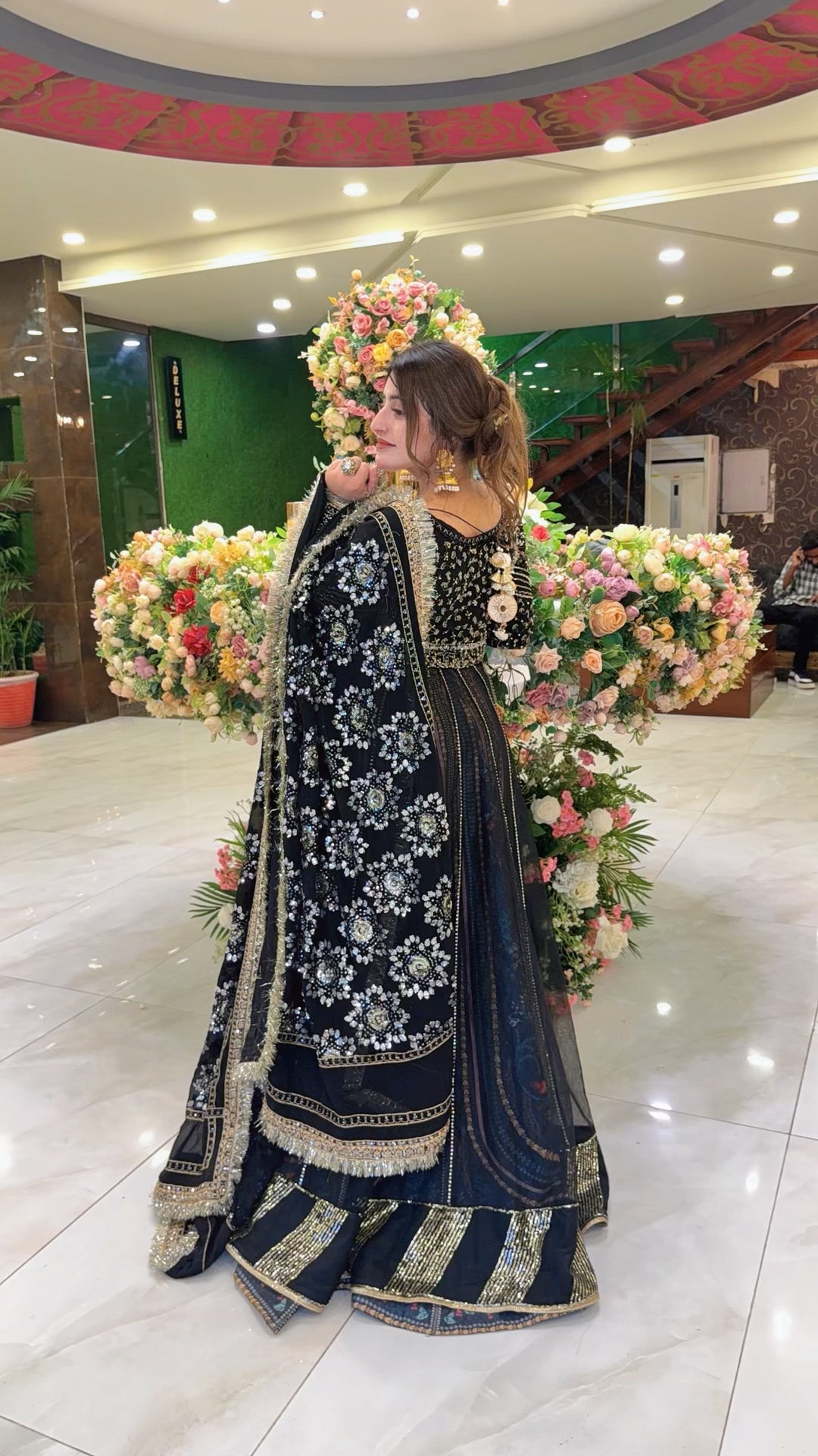 SAAD BIN SHAHZAD BLACK FORMAL