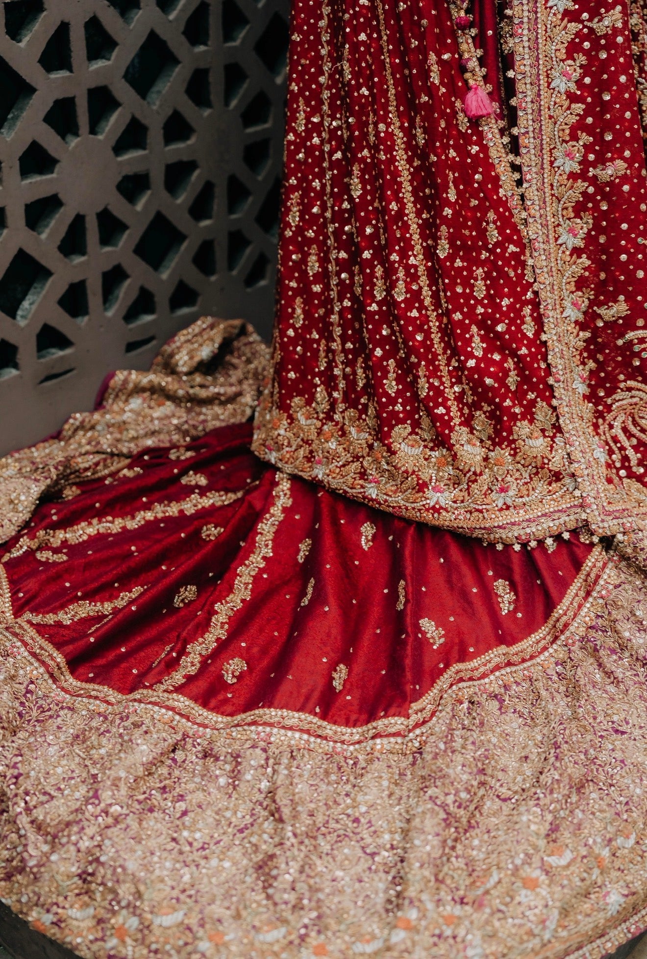 FTA Frock Scarlet Kalidar Bridal-FTA03