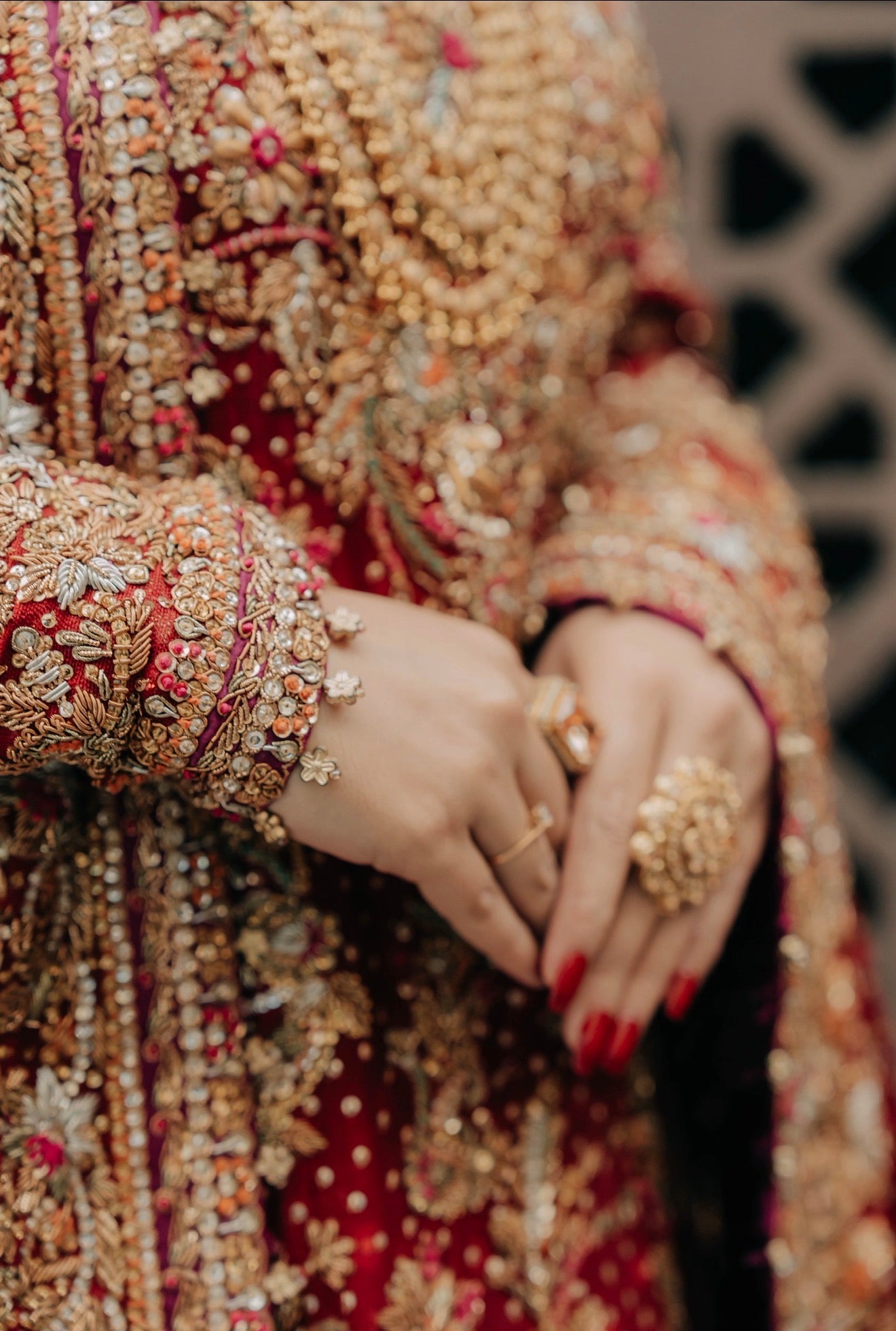 FTA Frock Scarlet Kalidar Bridal-FTA03