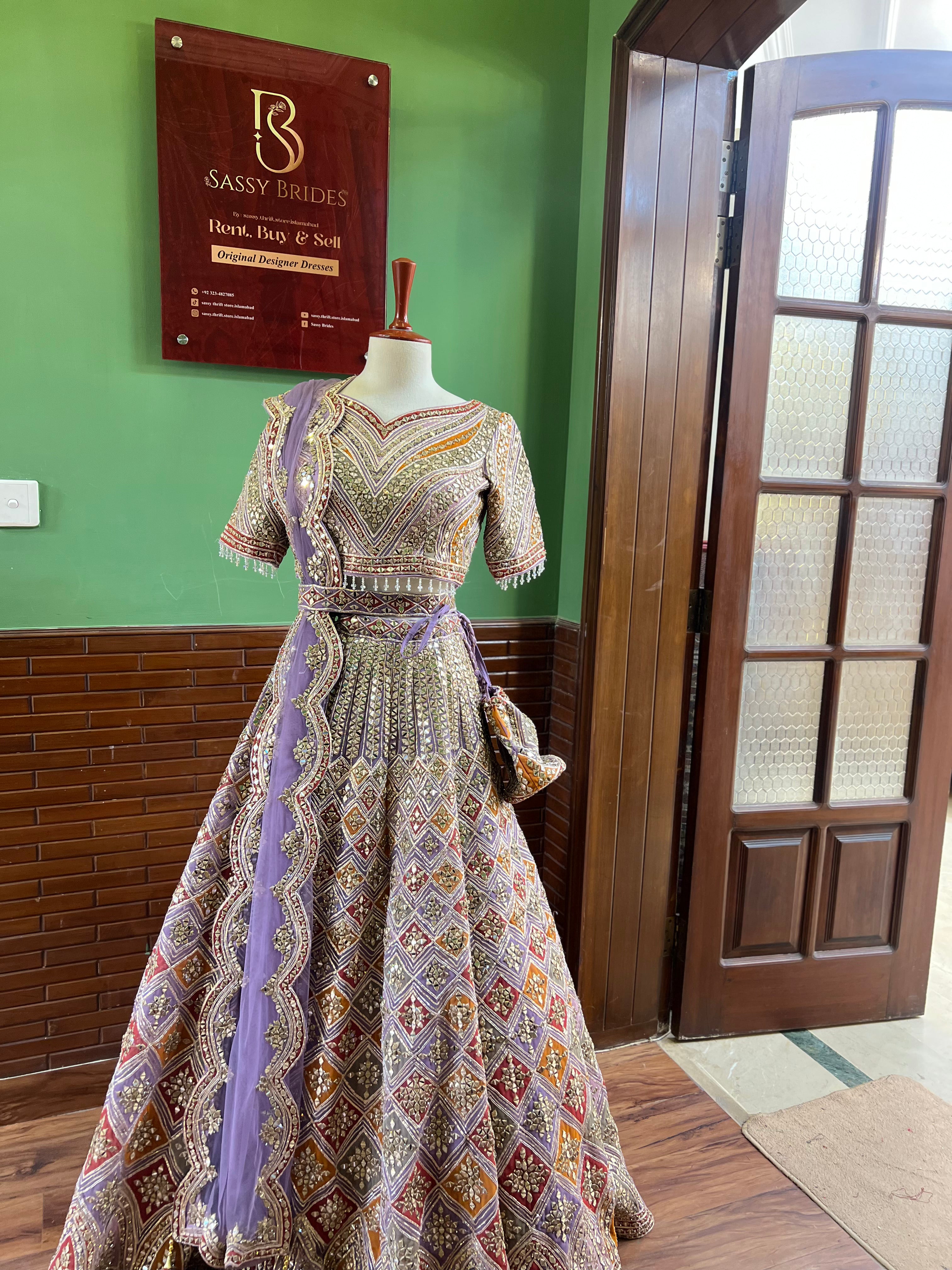 MINAHIL AND ZOUHA LILAC DRESS