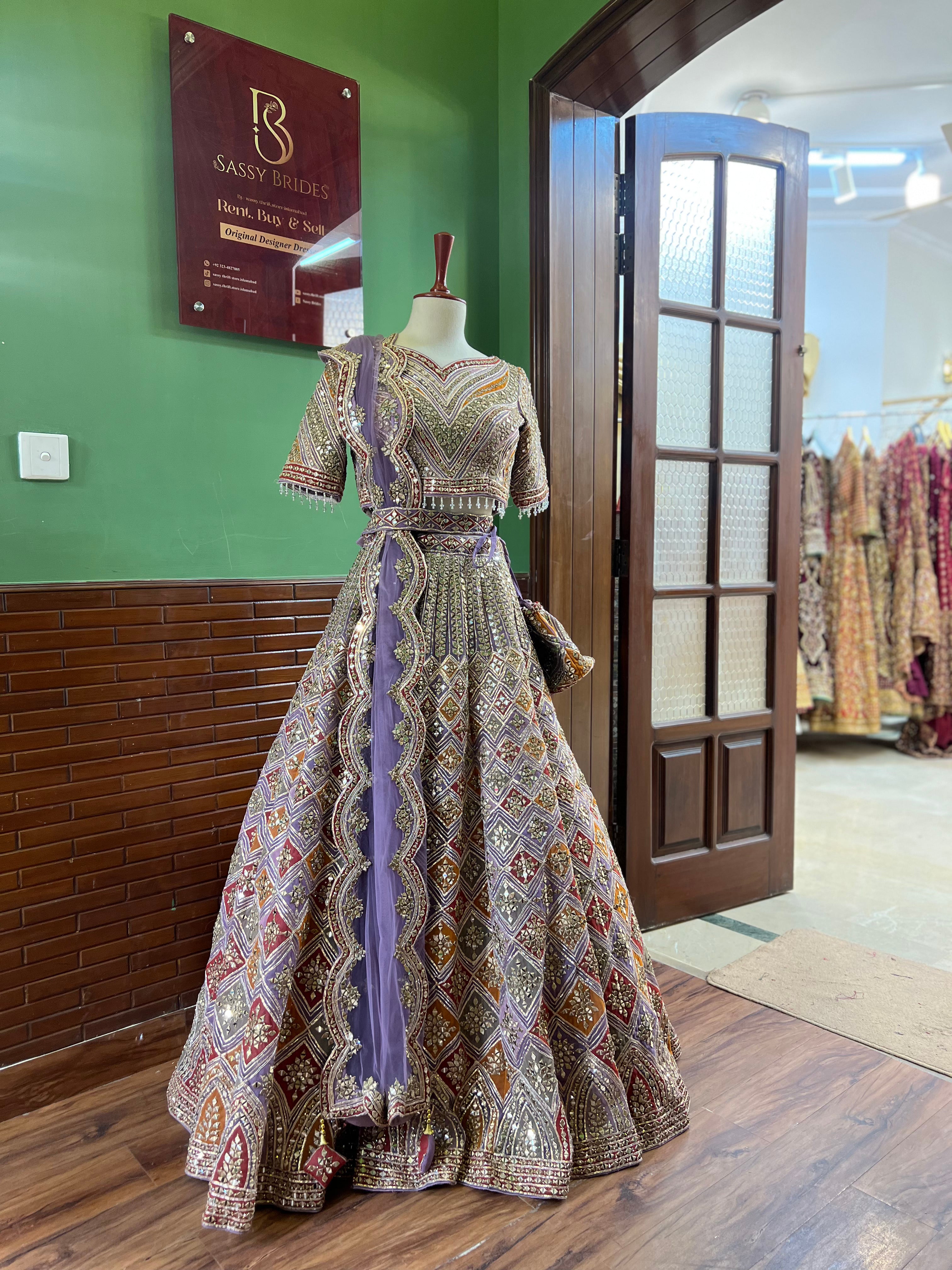 MINAHIL AND ZOUHA LILAC DRESS