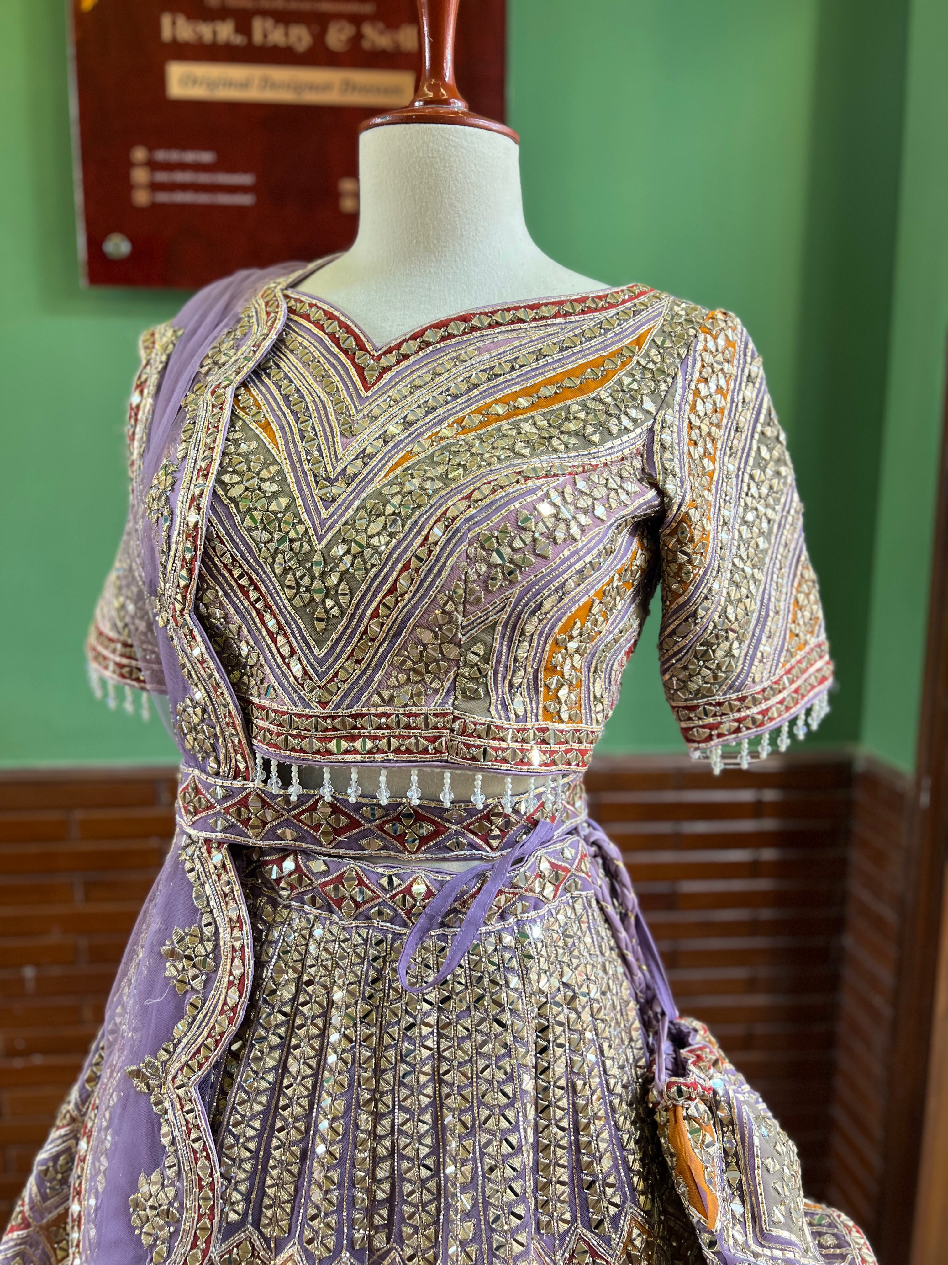 MINAHIL AND ZOUHA LILAC DRESS