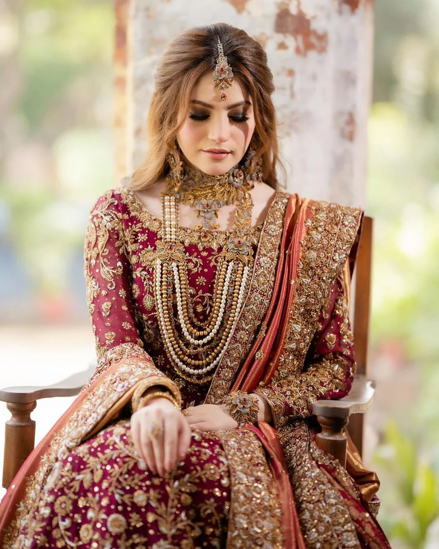 Zeeshan Danish Red Classic Farshi-ZD09