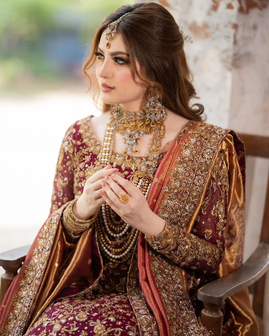 Zeeshan Danish Red Classic Farshi-ZD09