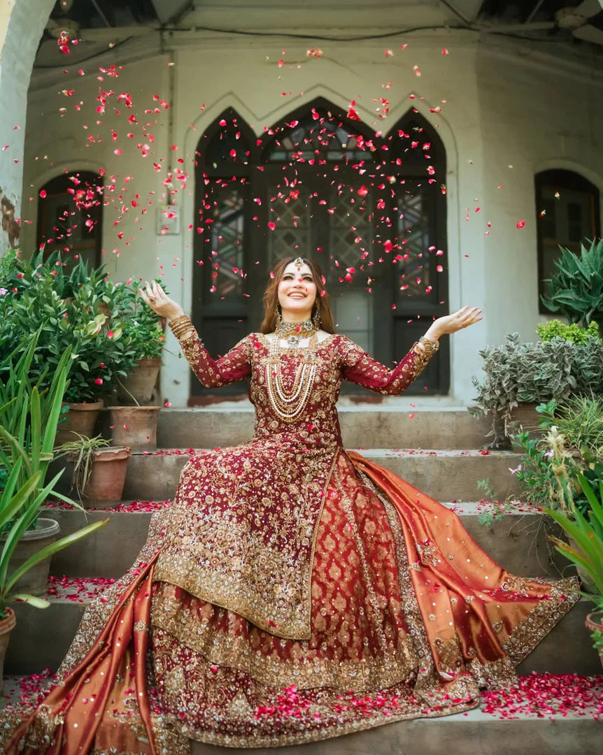 Zeeshan Danish Red Classic Farshi-ZD09