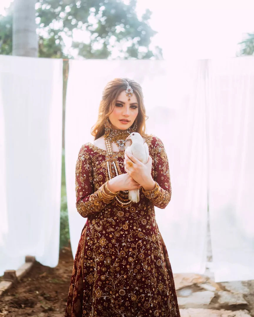 Zeeshan Danish Red Classic Farshi-ZD09